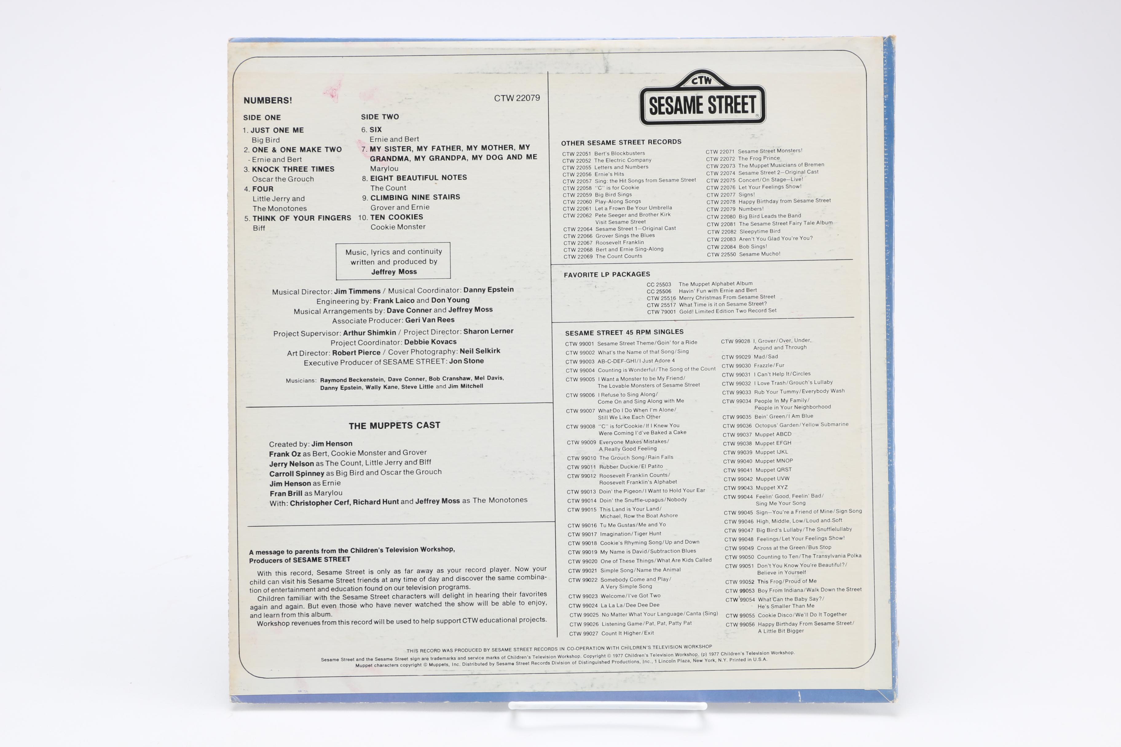 Vintage "Sesame Street" Records