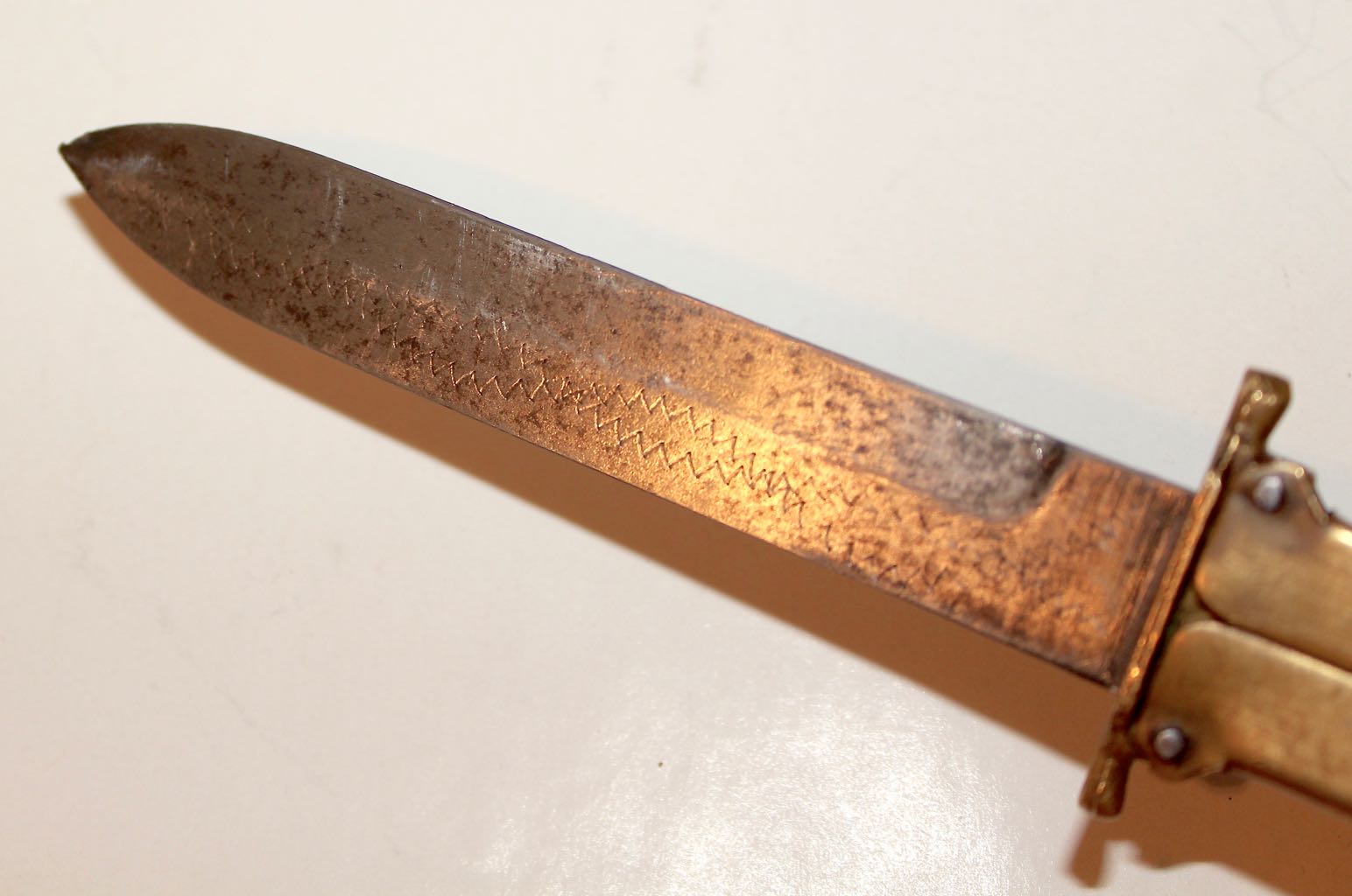 WW II Brass Paratrooper Knife