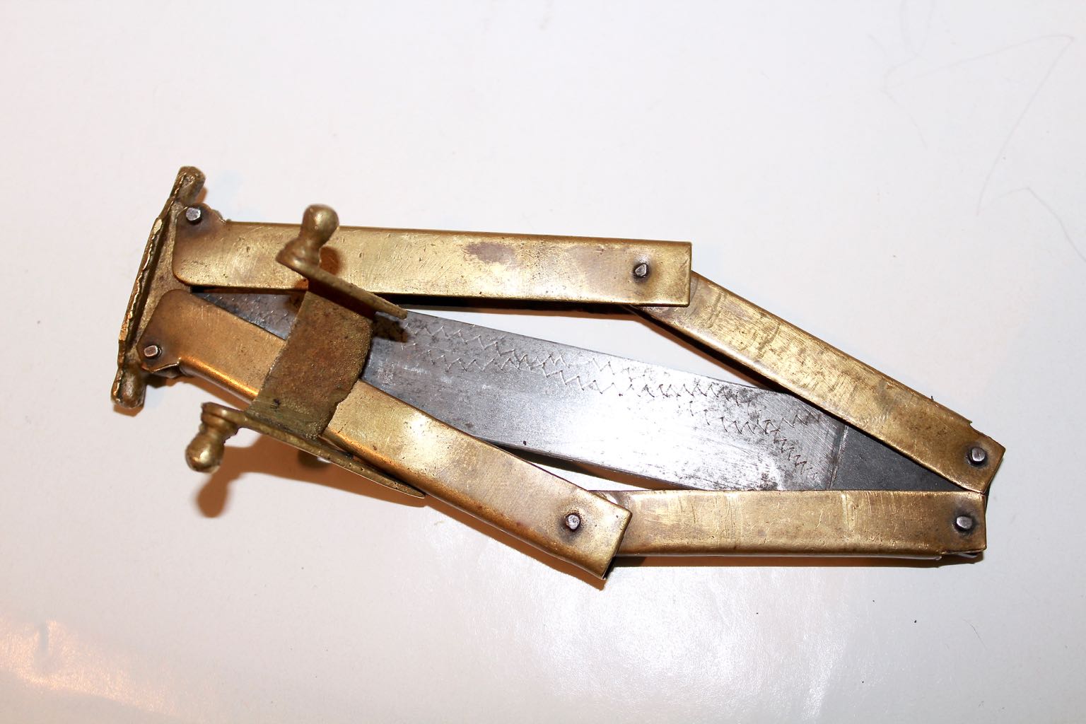 WW II Brass Paratrooper Knife