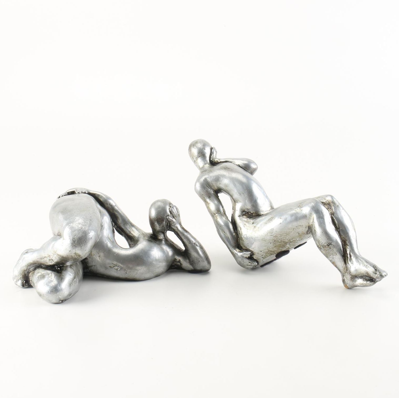 Attila Tivadar Cast Stone Sculptures of Human Forms