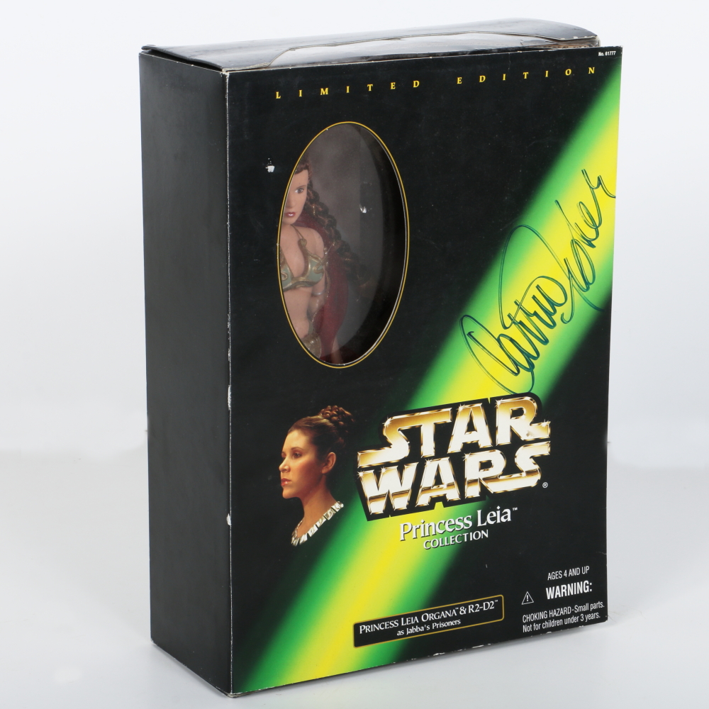 Carrie Fisher Signed Princess Leia Action Figure