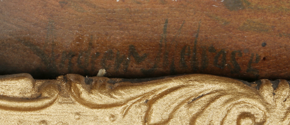 Vintage Framed Chromolithograph "Catskills in Autumn"