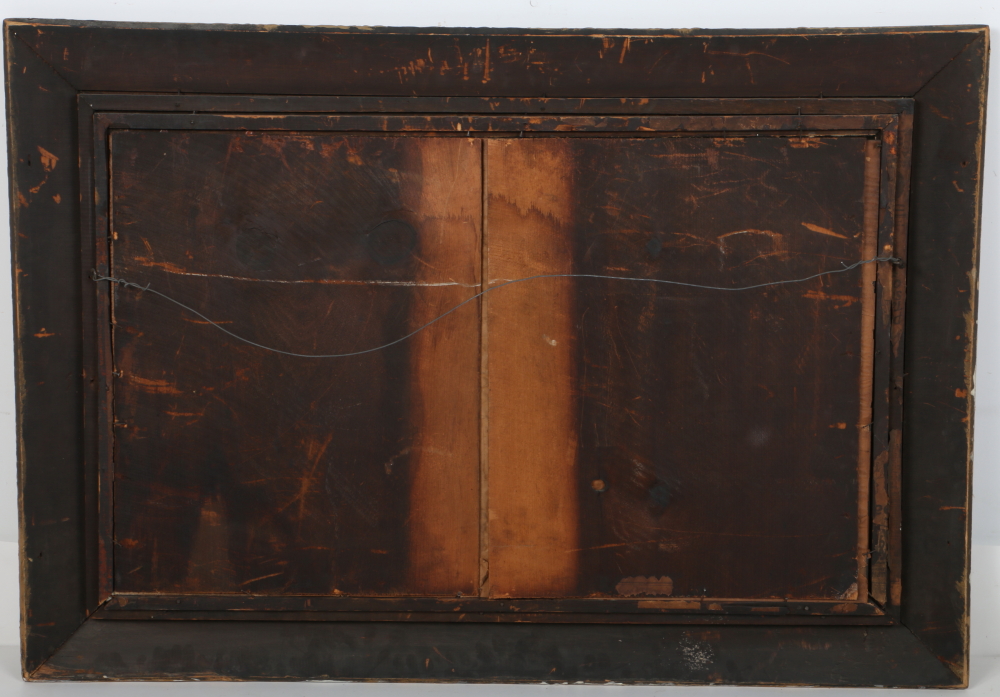 Vintage Framed Chromolithograph "Catskills in Autumn"