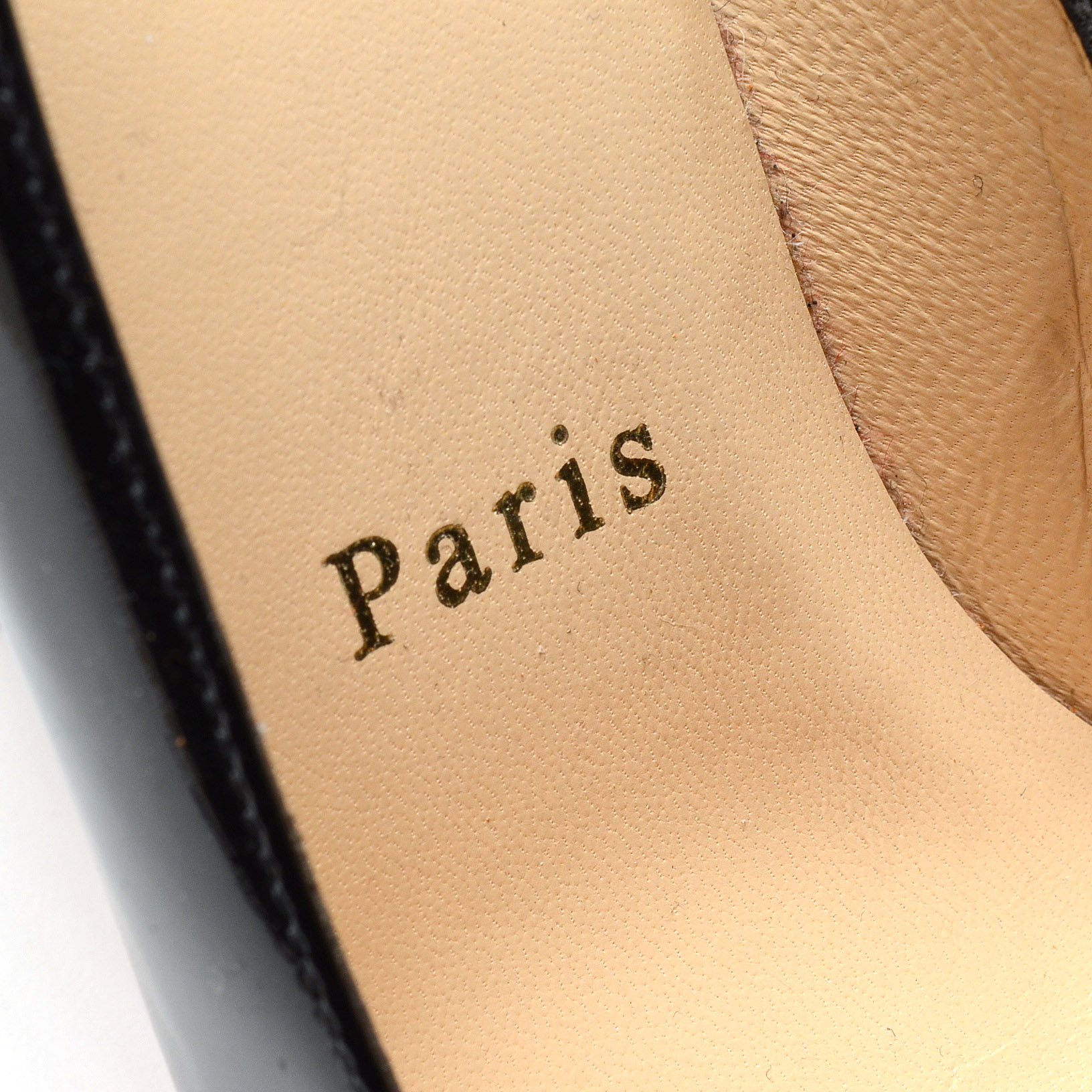 Christian Louboutin of Paris Black Patent Leather Stiletto Dress Pumps