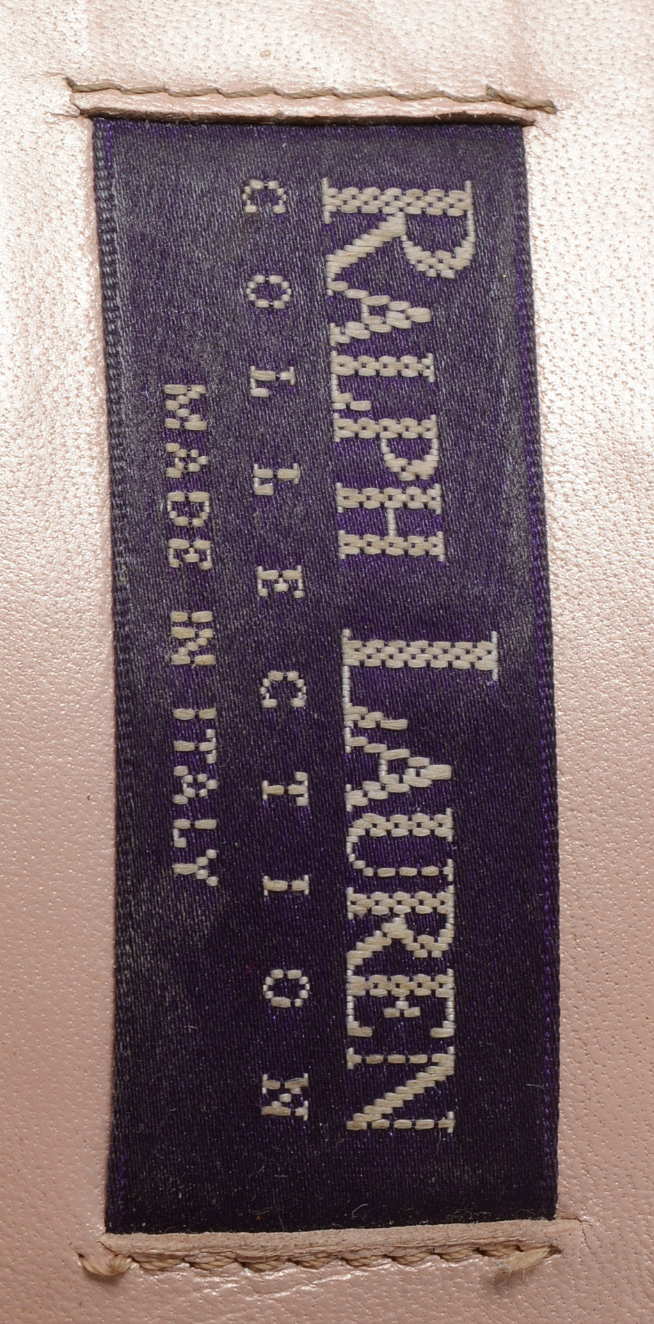 Ralph Lauren Collection Blush Leather Open Toe Sling Back Dress Sandals with Strappy Faux Pearls Susan Wore To The White House State Dinner in Washington, D.C