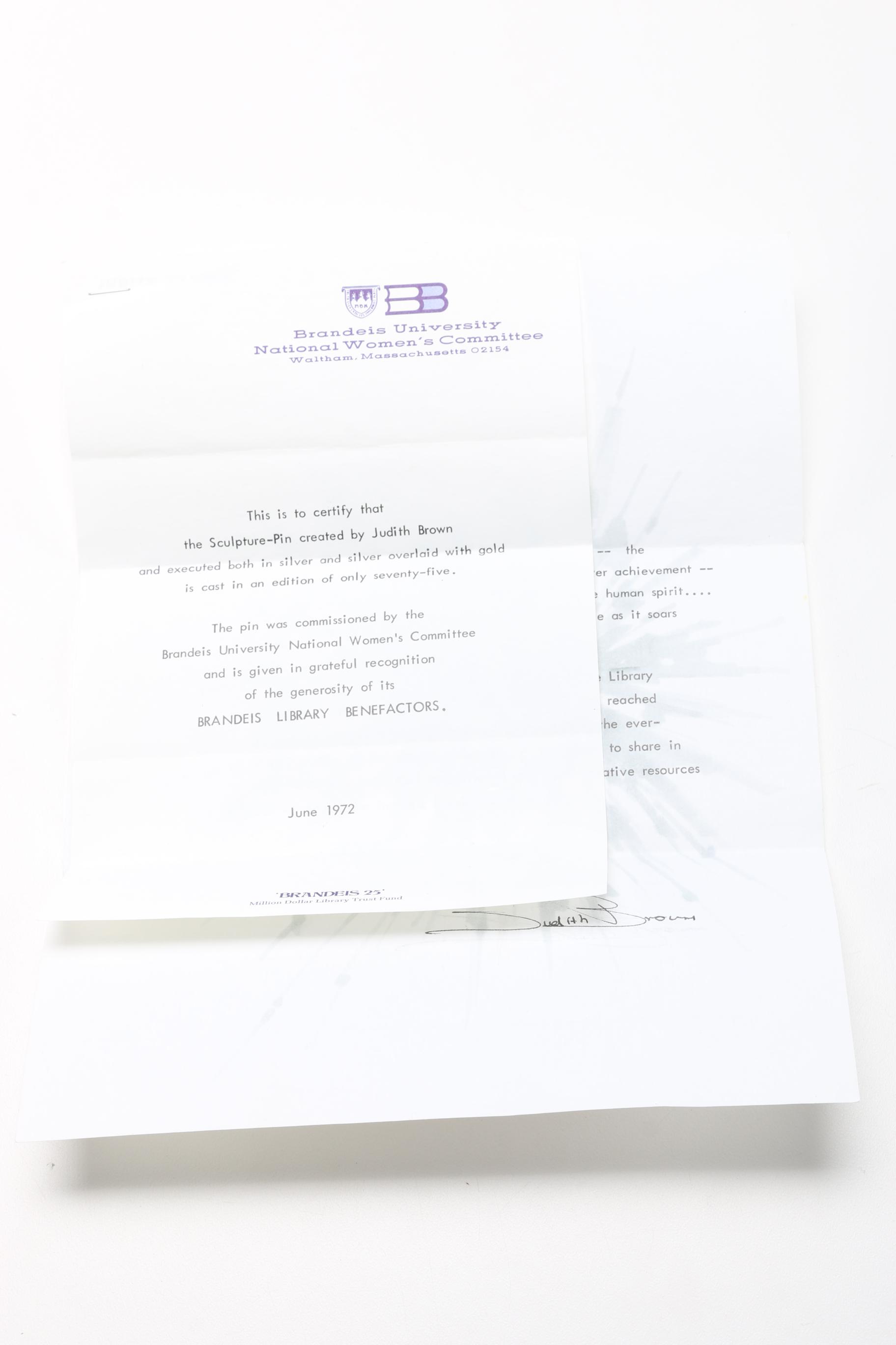 Metallic Jewelry Featuring Judith Brown