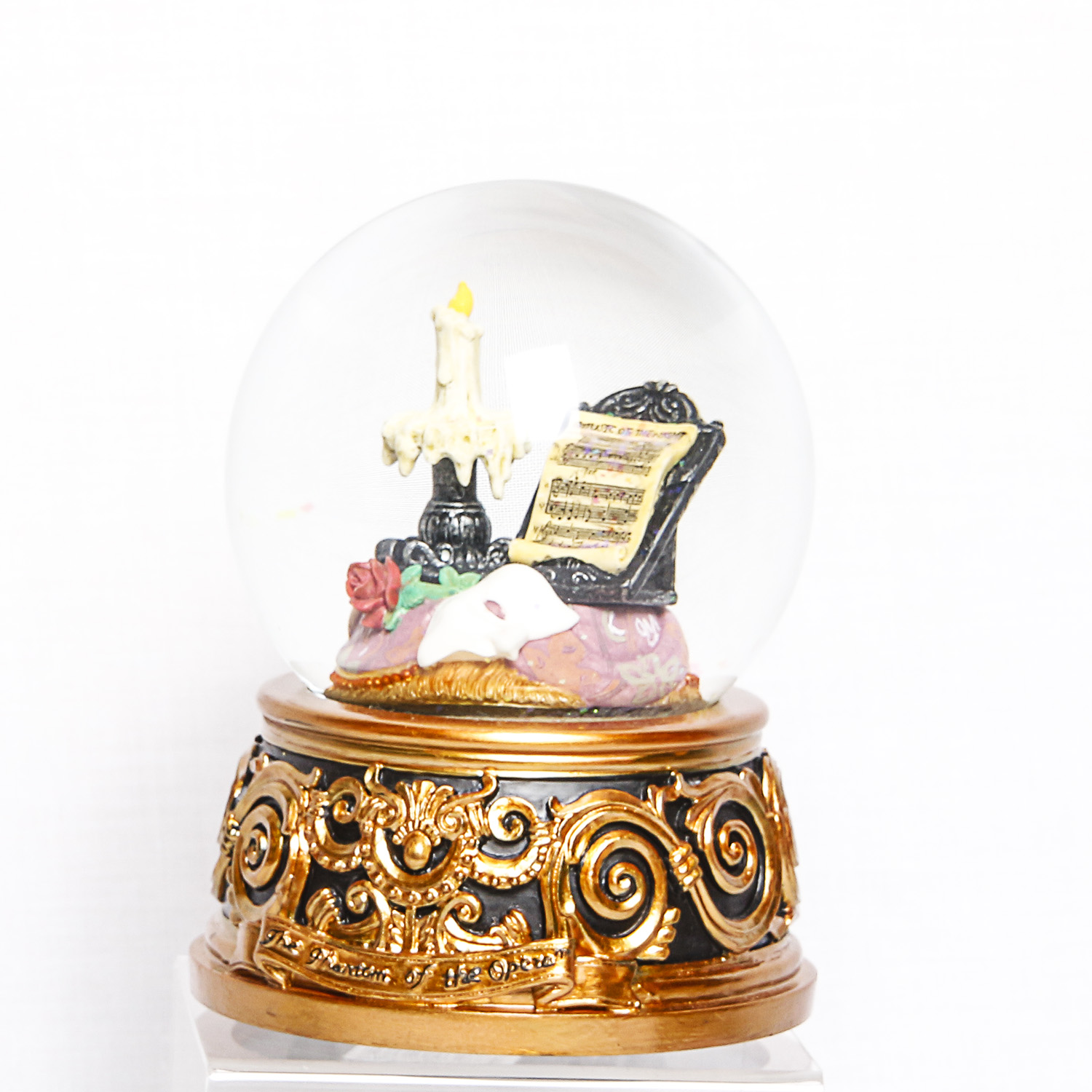 Steiff Collectible Phantom of the Opera Bear and Snow Globe