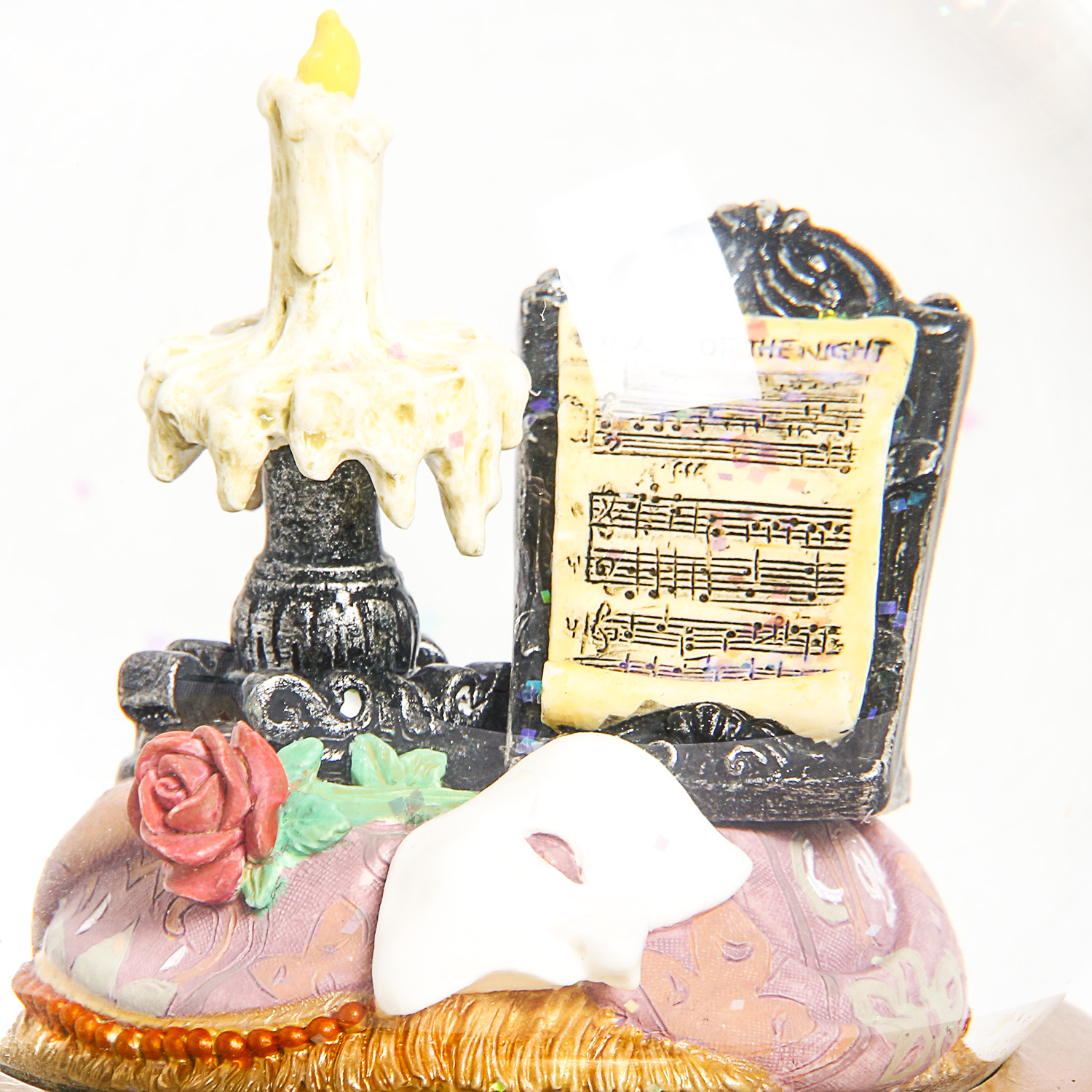 Steiff Collectible Phantom of the Opera Bear and Snow Globe