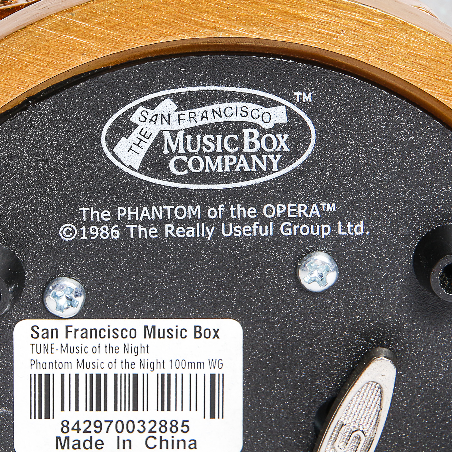 Steiff Collectible Phantom of the Opera Bear and Snow Globe