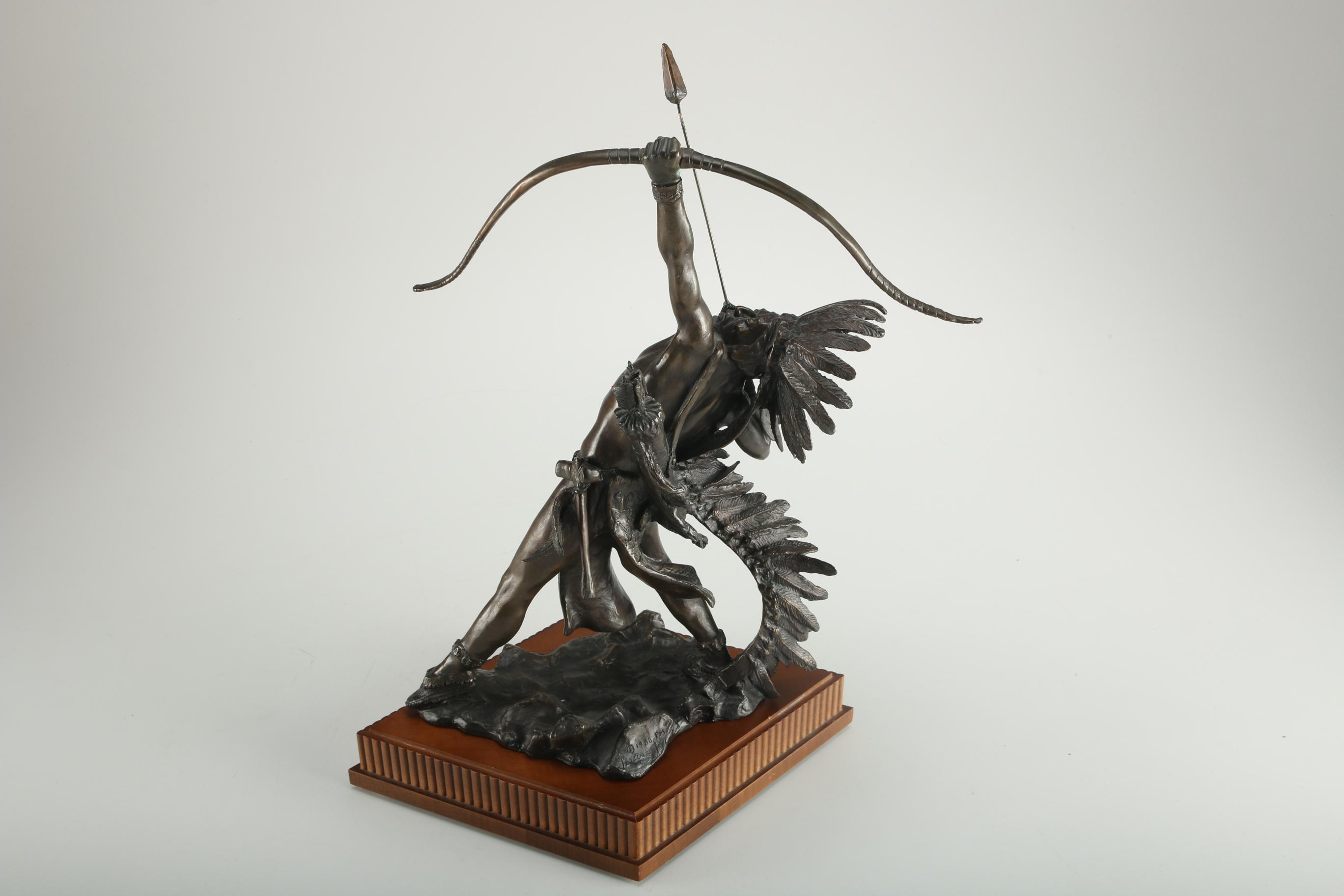 1988 Lincoln Fox Cast Bronze "Starshooter"