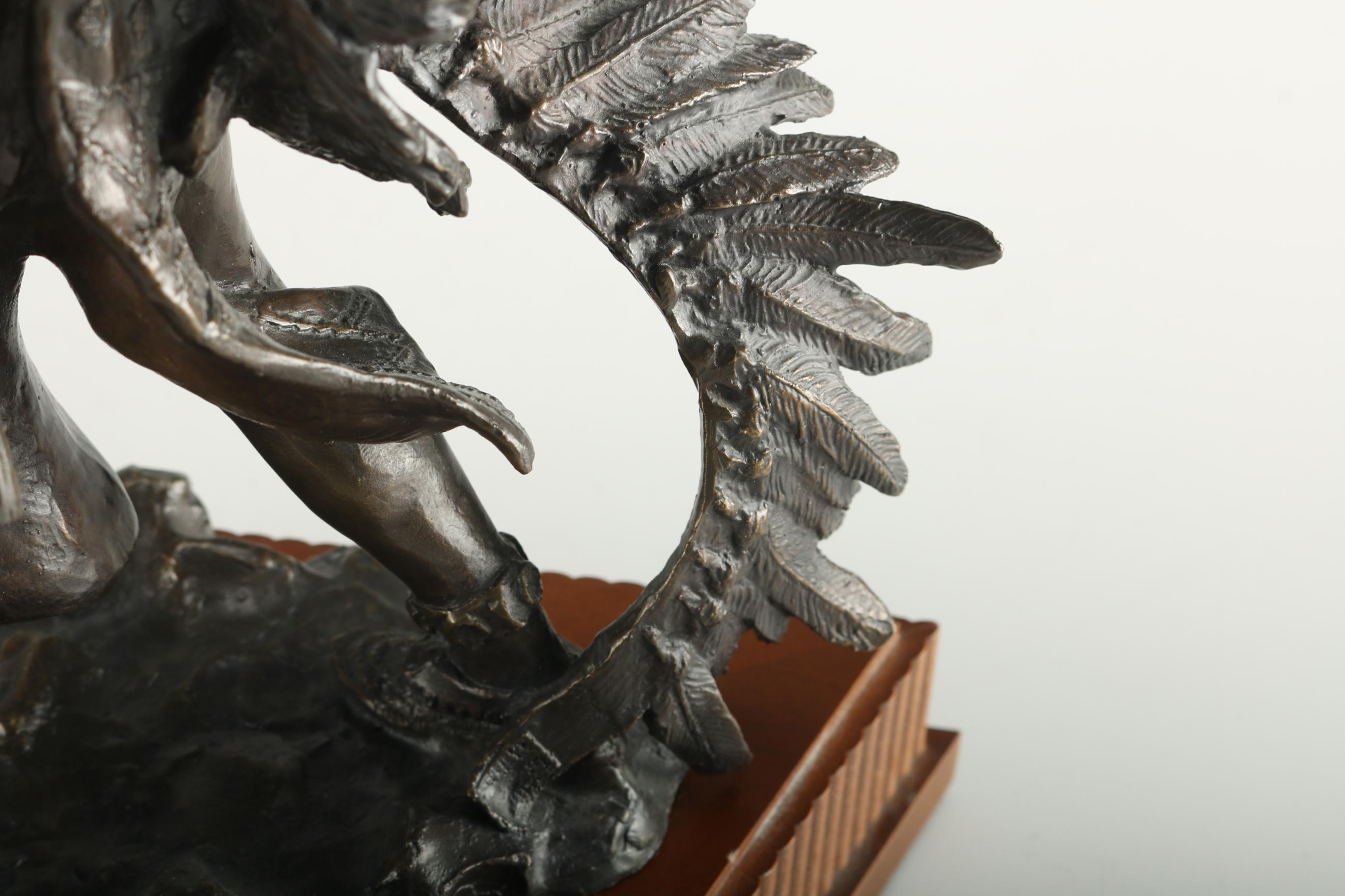 1988 Lincoln Fox Cast Bronze "Starshooter"