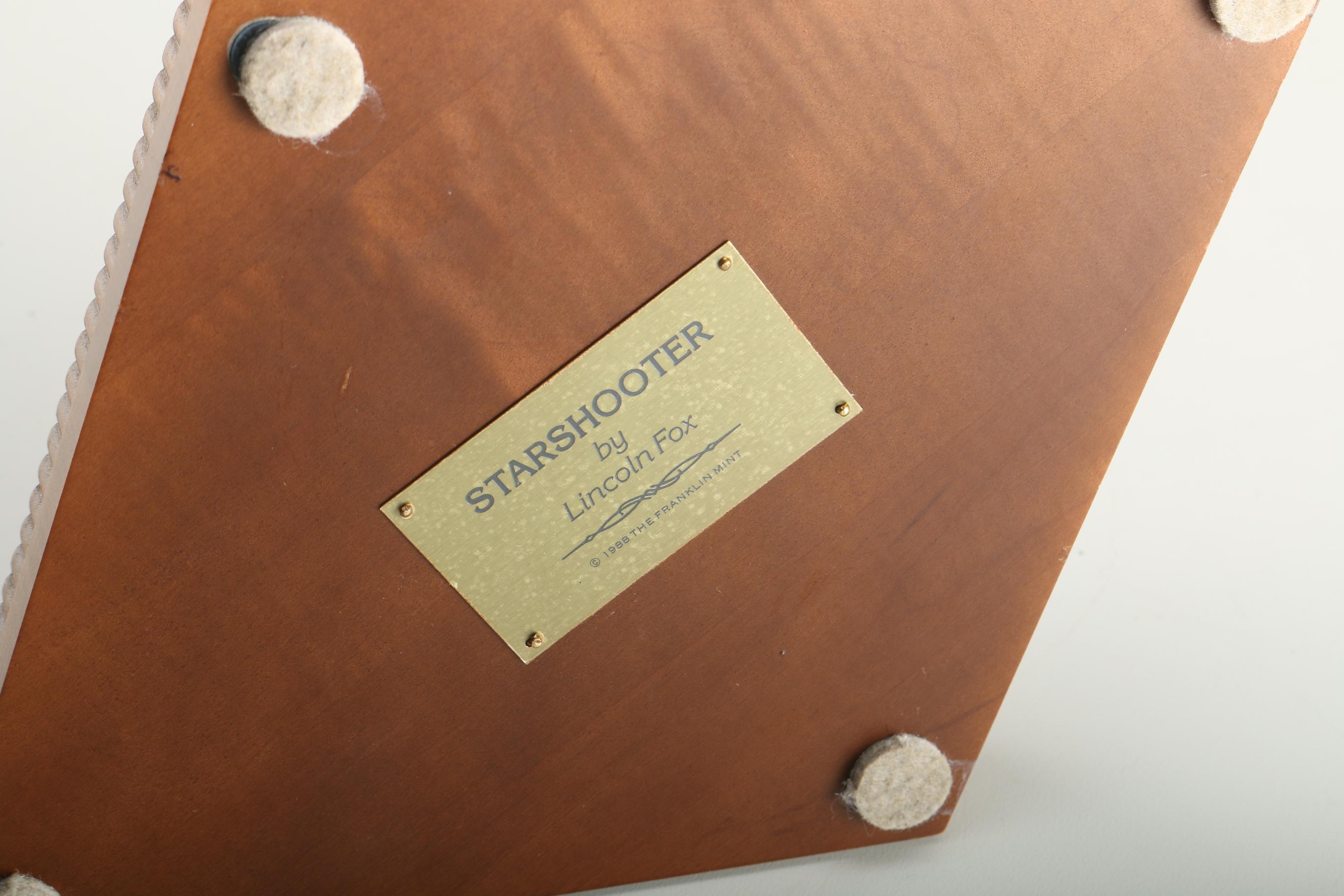 1988 Lincoln Fox Cast Bronze "Starshooter"