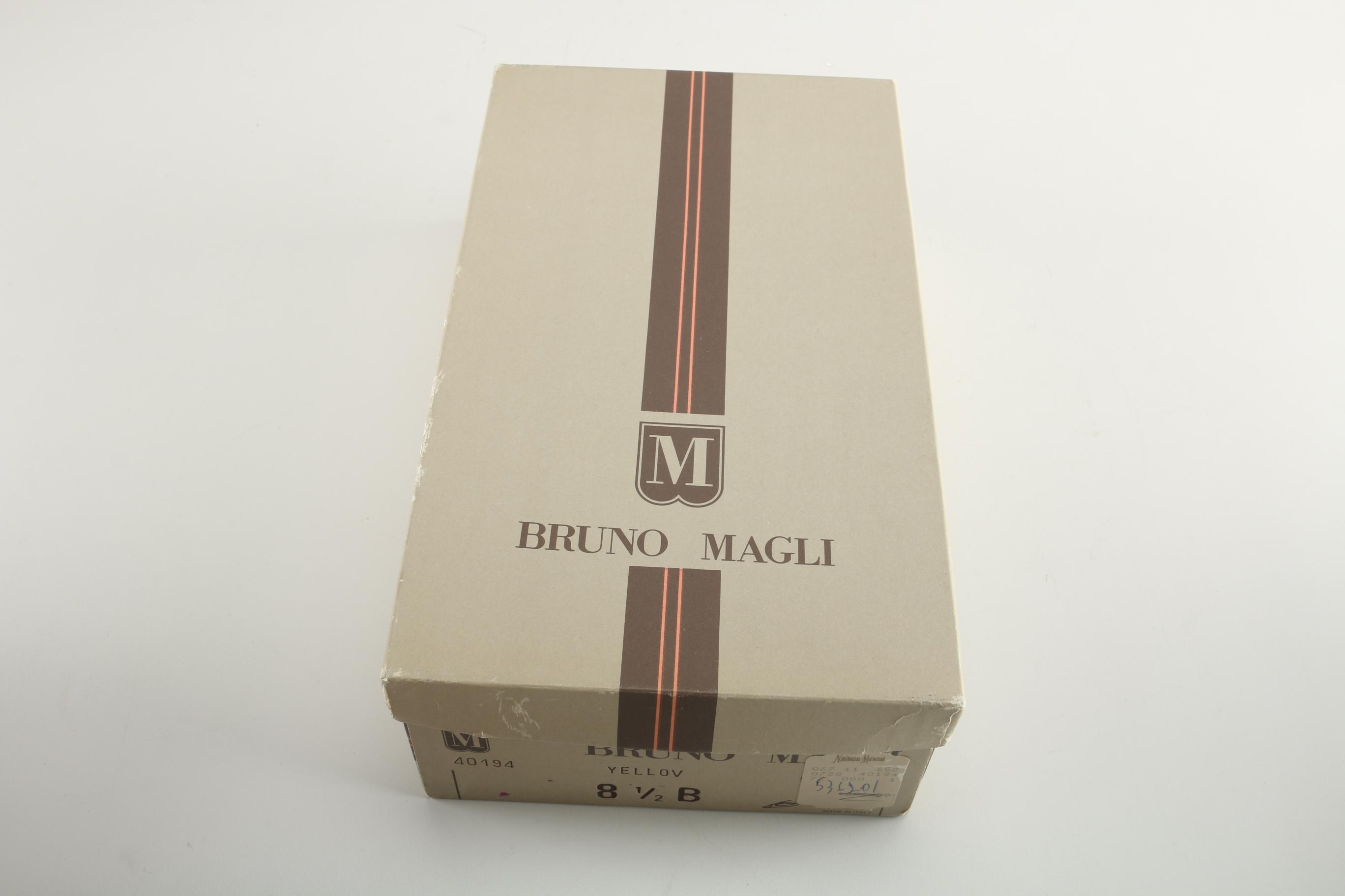 Bruno Magli Yellow Peep Toe Heels