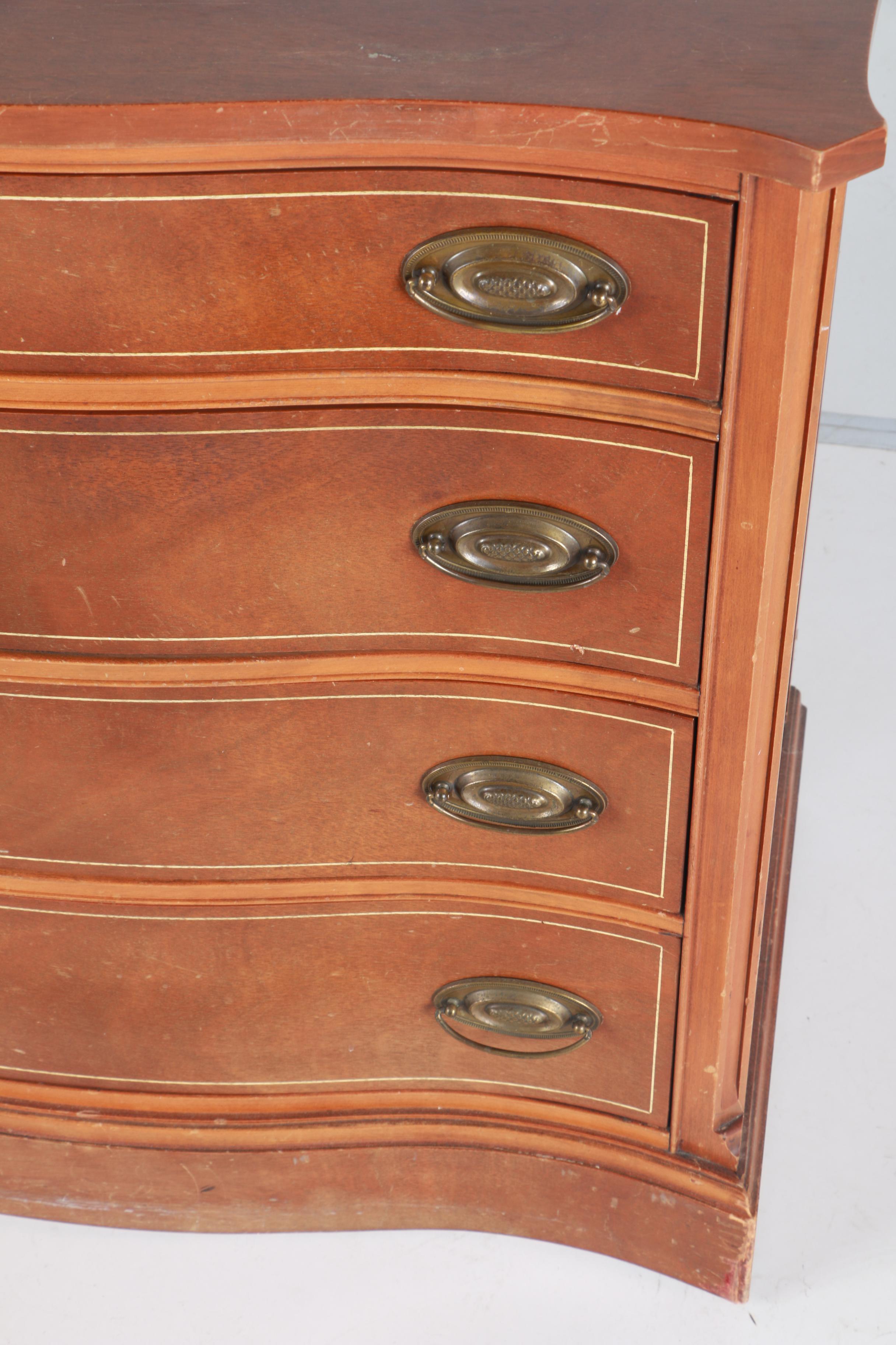 Vintage Mahogany Georgian Style Chest of Drawers