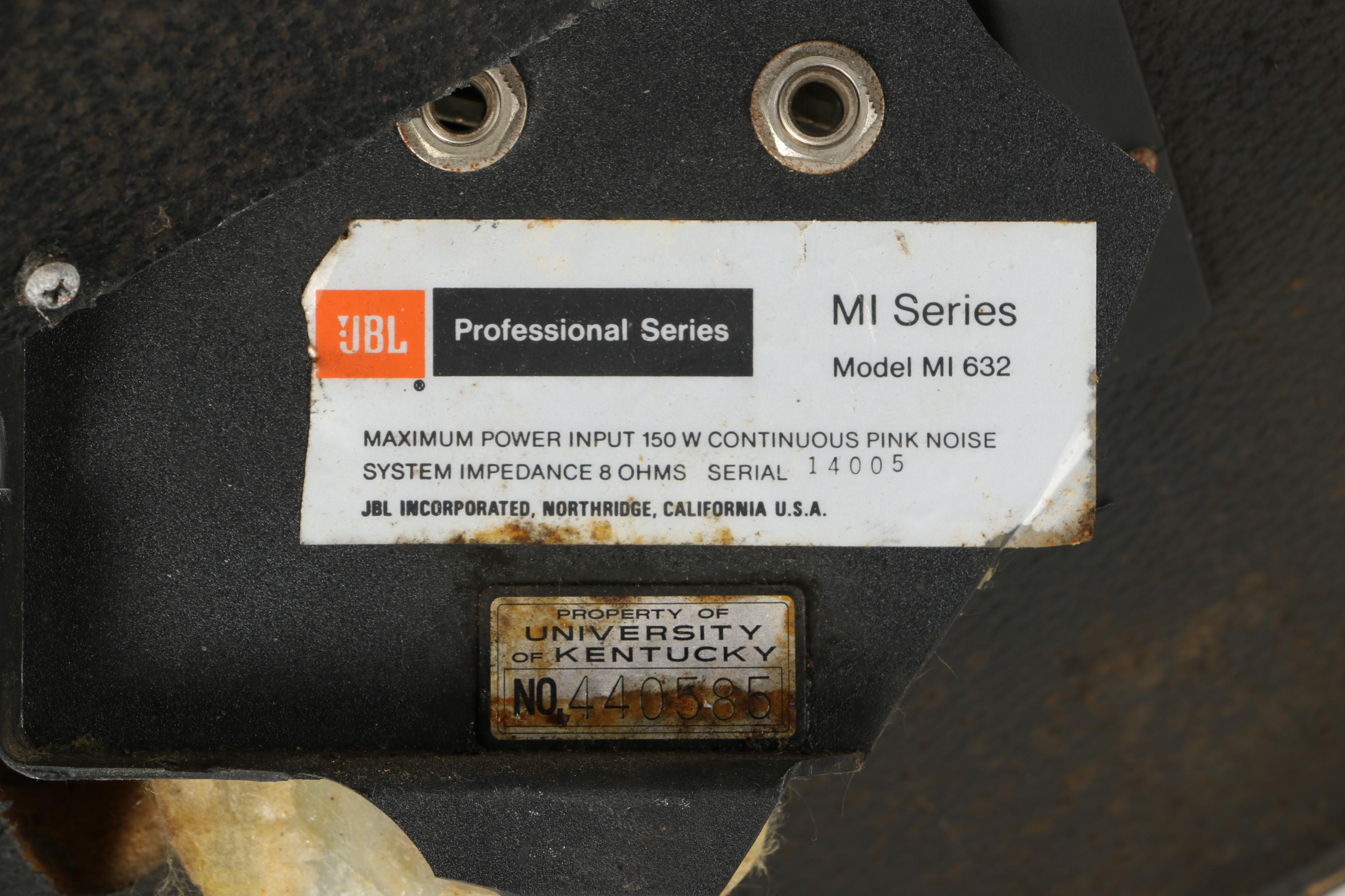 JBL Professional Stage Speakers