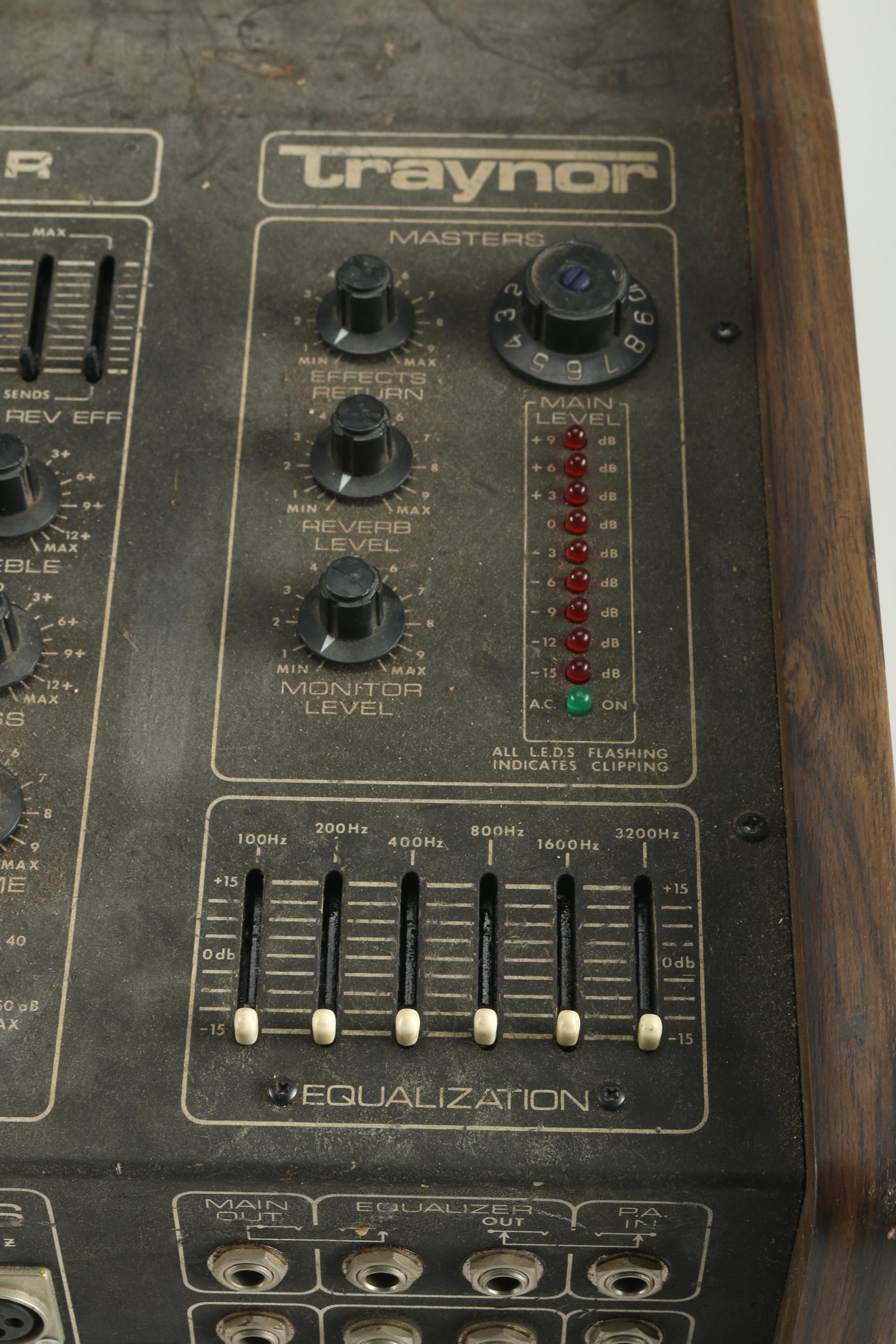 Vintage Traynor Mixing and Amplifier Console