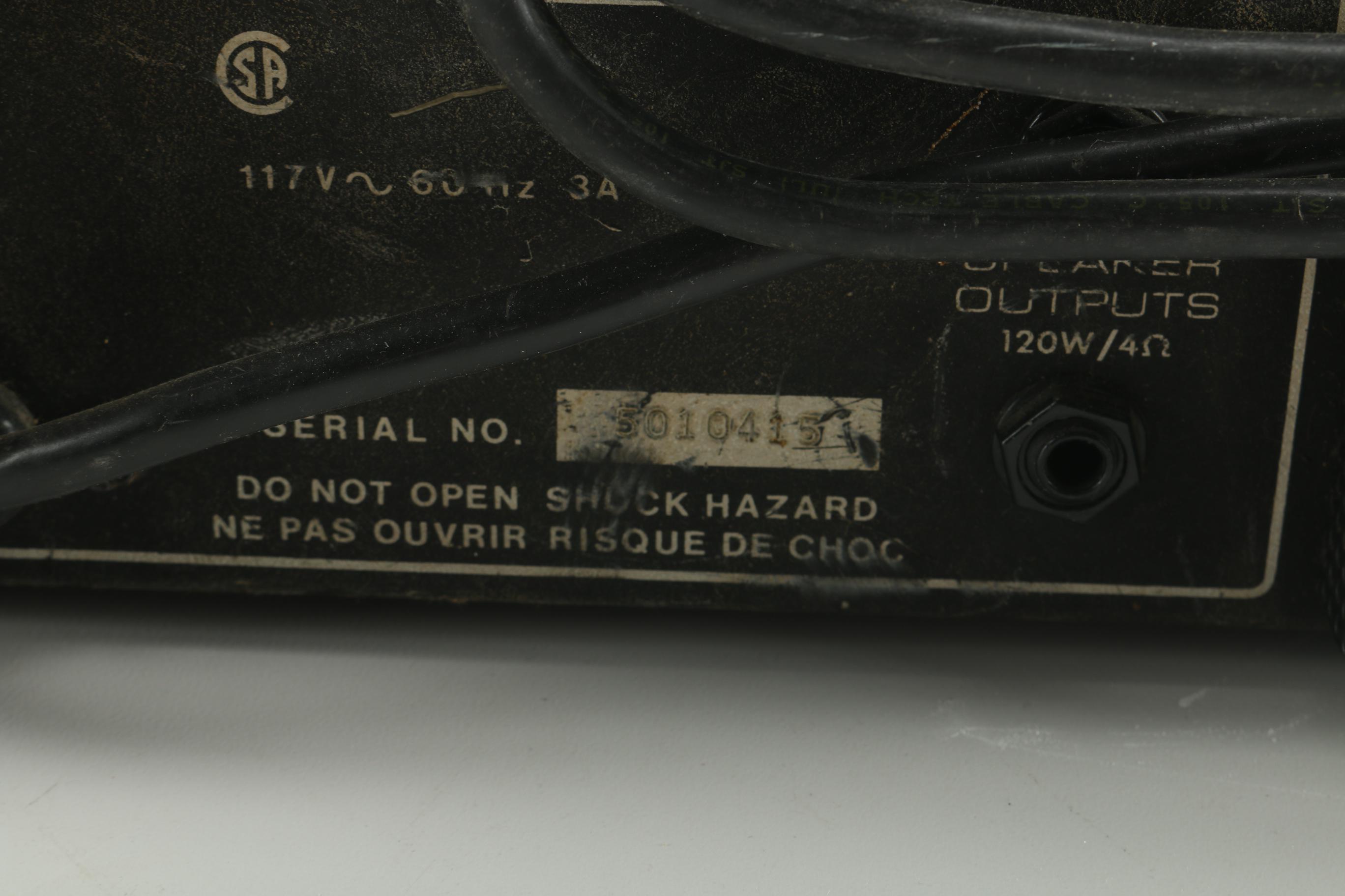 Vintage Traynor Mixing and Amplifier Console