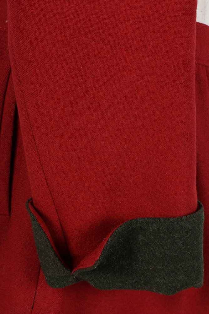 1980s Lodenfrey Red Wool Skirt Suit