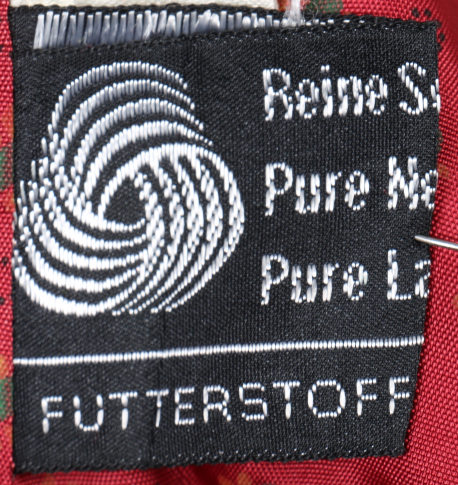 1980s Lodenfrey Red Wool Skirt Suit