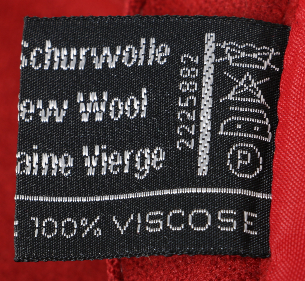 1980s Lodenfrey Red Wool Skirt Suit