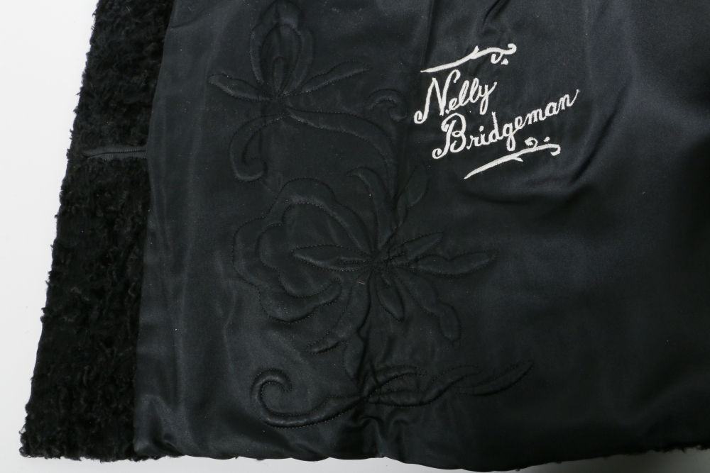 1970s Broadtail Lamb and Mink Fur Coat by Marshall Field & Company