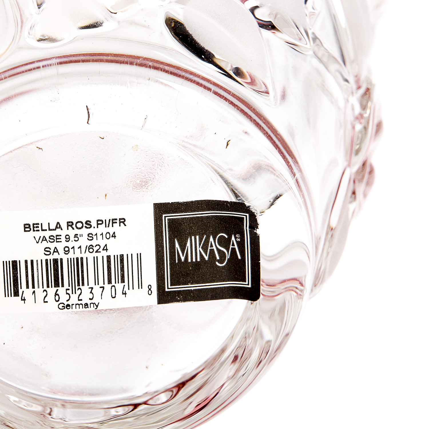 Mikasa Bella Rosa Pink Frost Vase