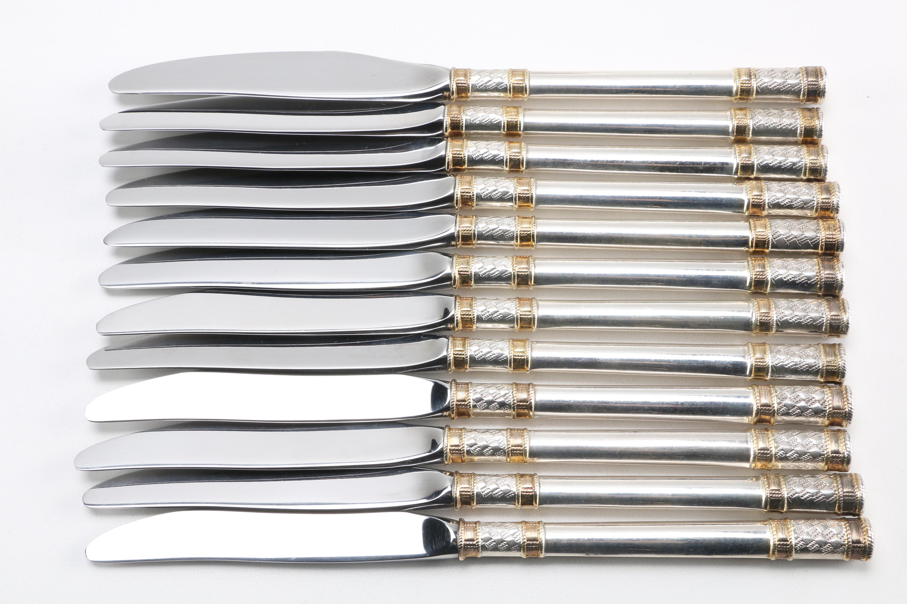 Wallace "Golden Aegean Weave" Sterling Silver Flatware Set