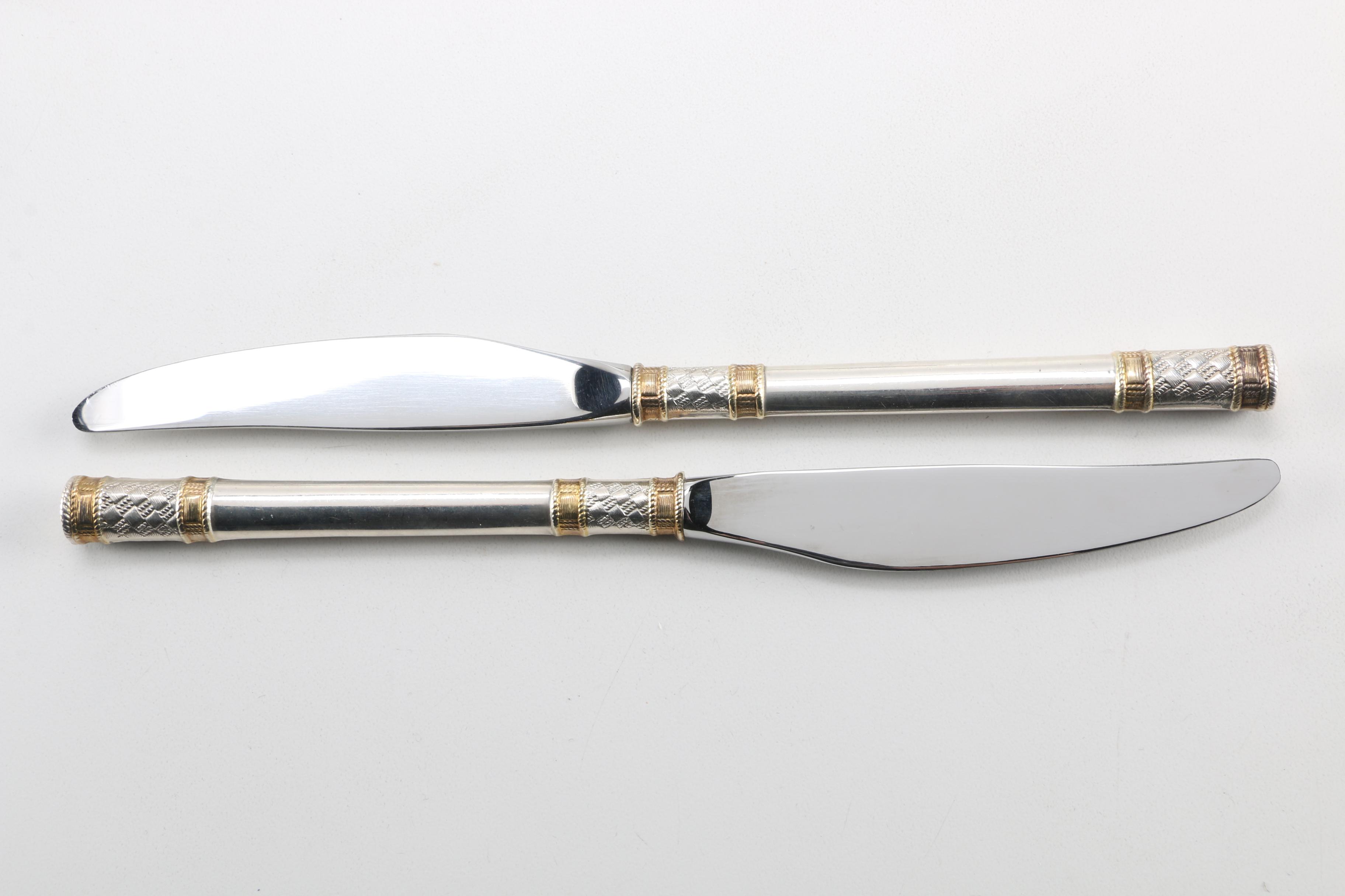 Wallace "Golden Aegean Weave" Sterling Silver Flatware Set