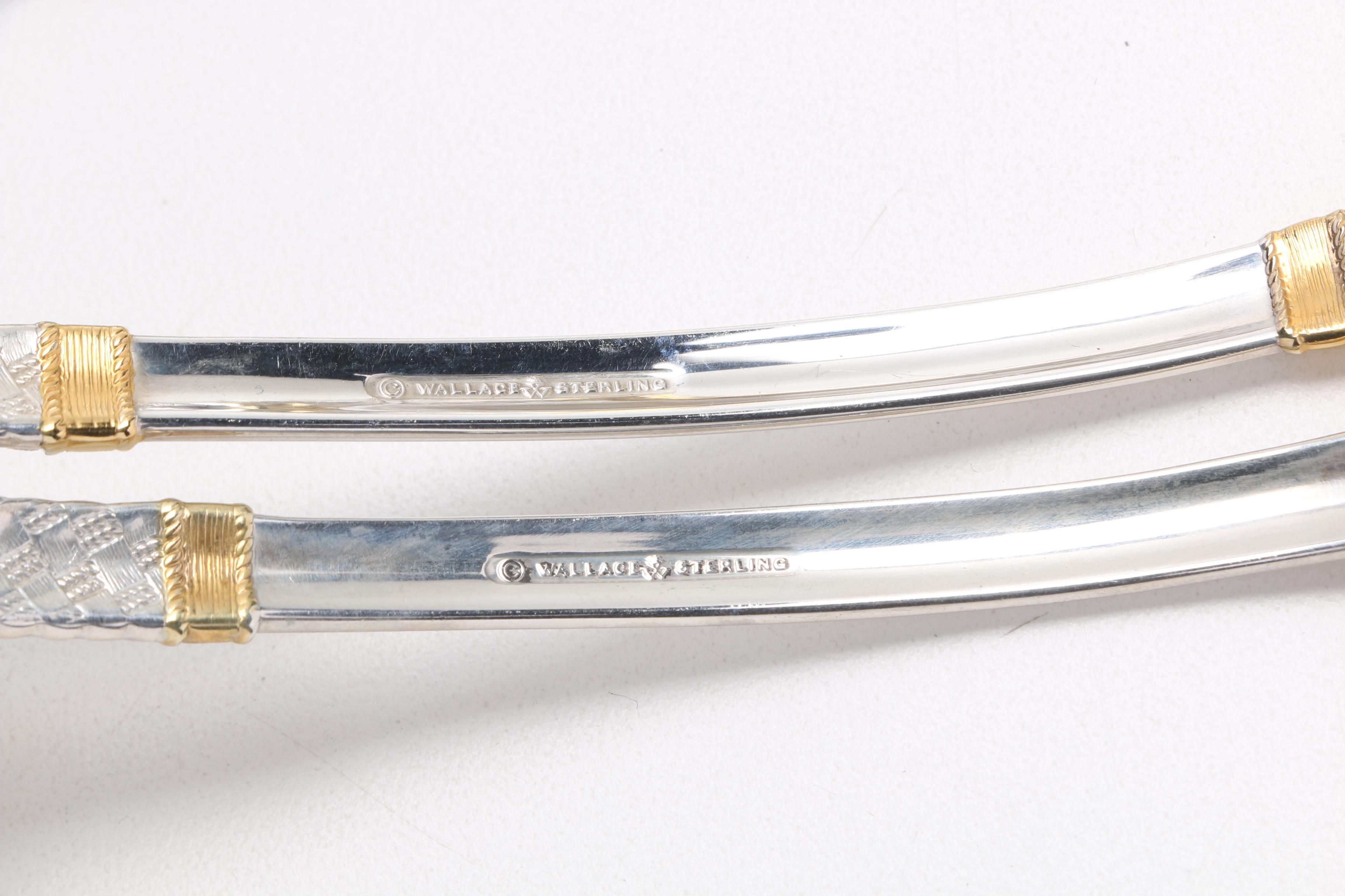 Wallace "Golden Aegean Weave" Sterling Silver Flatware Set