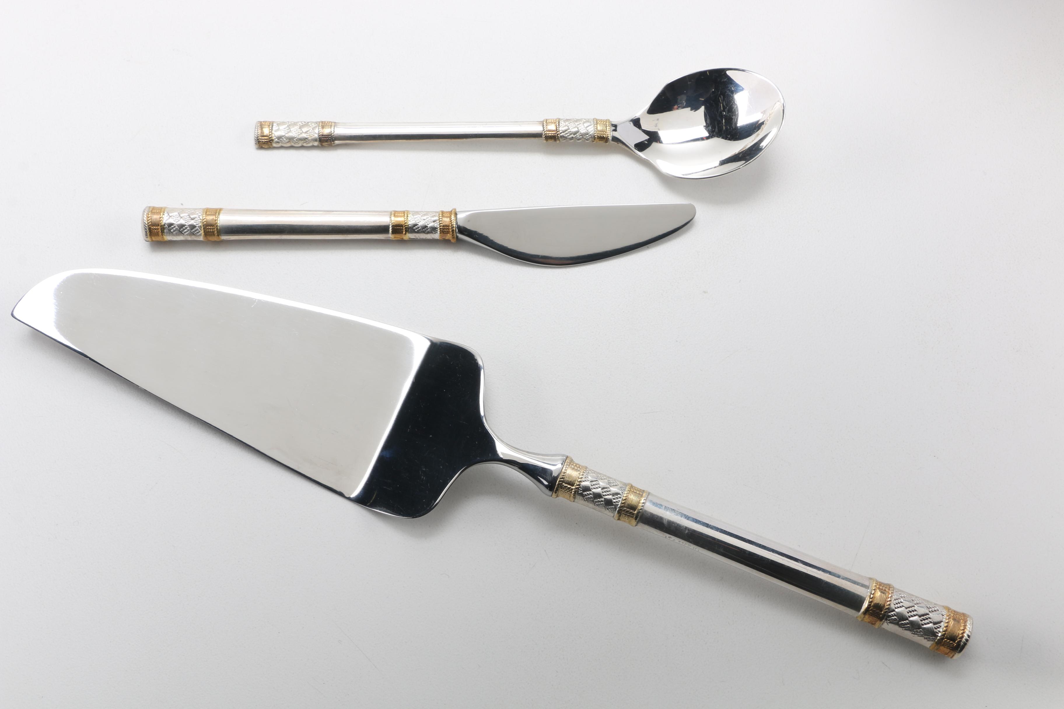 Wallace "Golden Aegean Weave" Sterling Silver Flatware Set