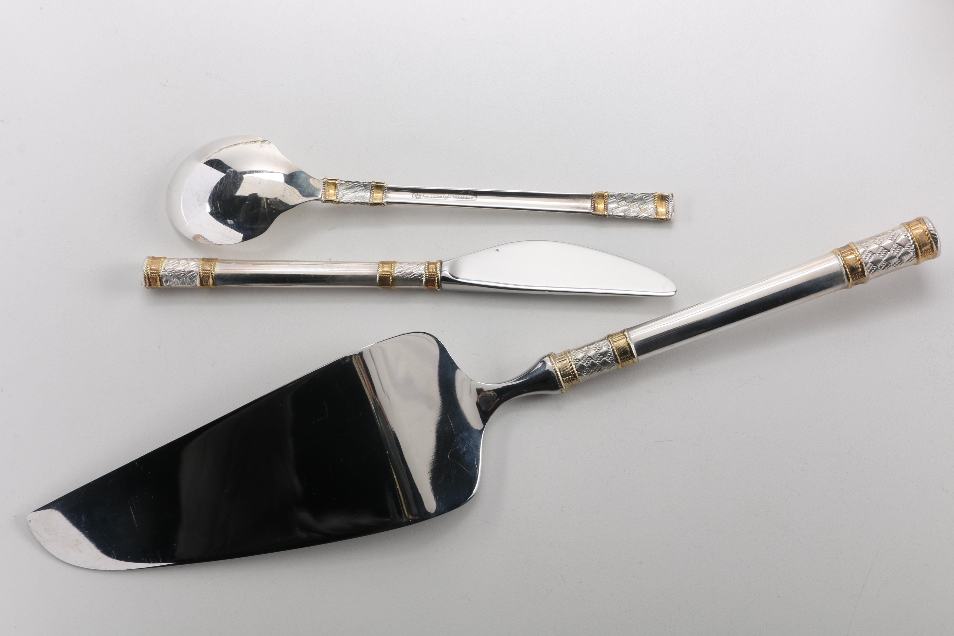 Wallace "Golden Aegean Weave" Sterling Silver Flatware Set