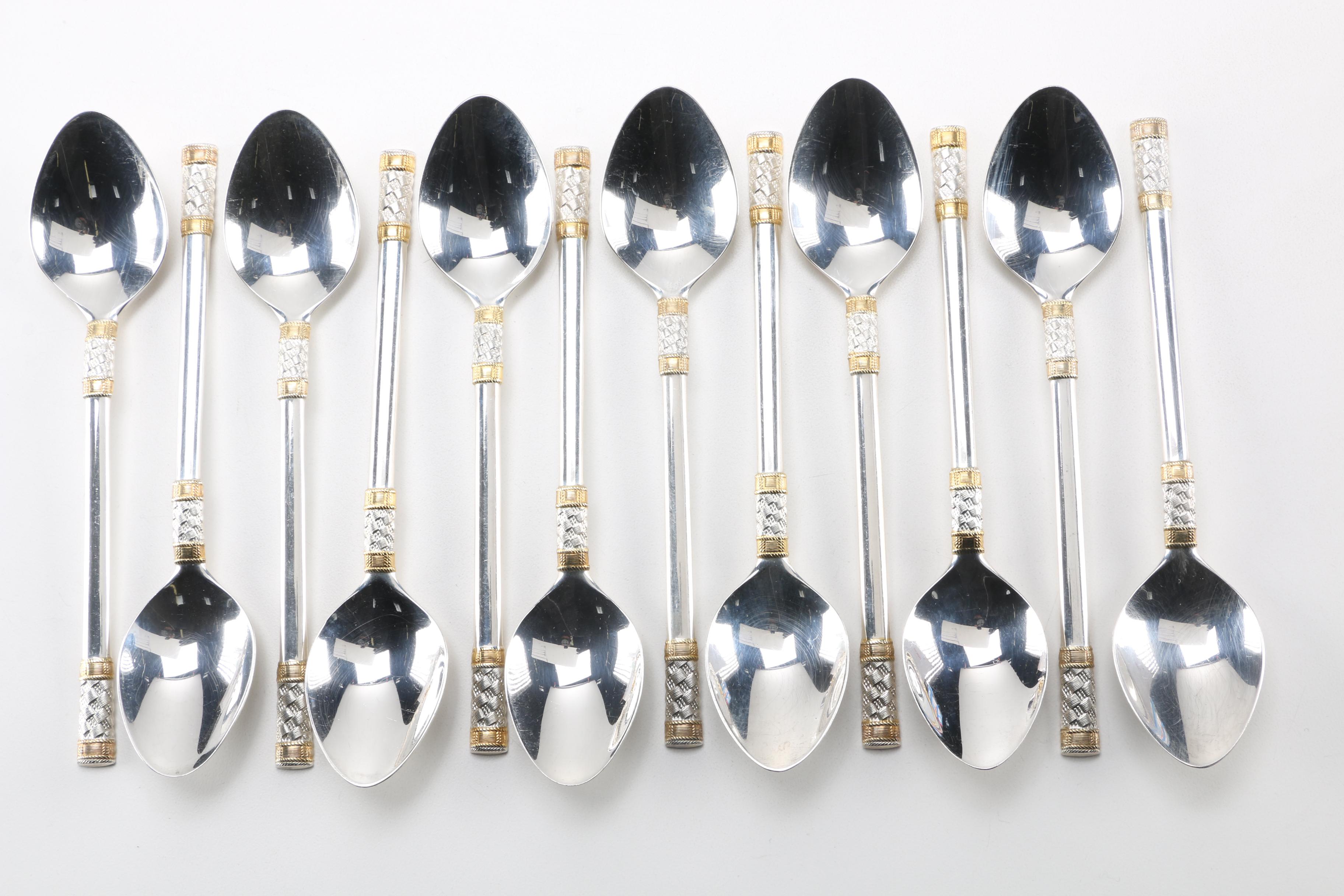 Wallace "Golden Aegean Weave" Sterling Silver Flatware Set