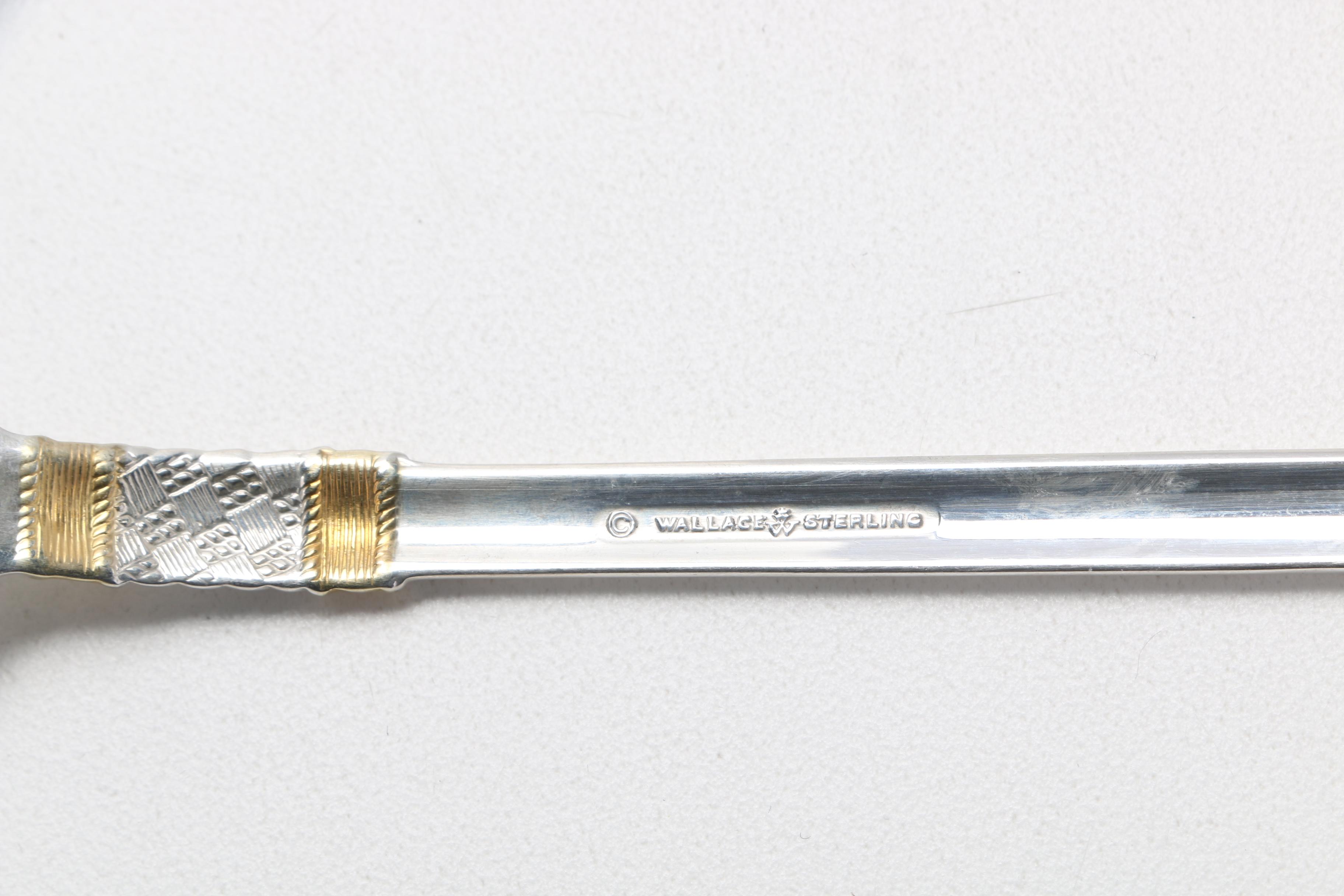 Wallace "Golden Aegean Weave" Sterling Silver Flatware Set