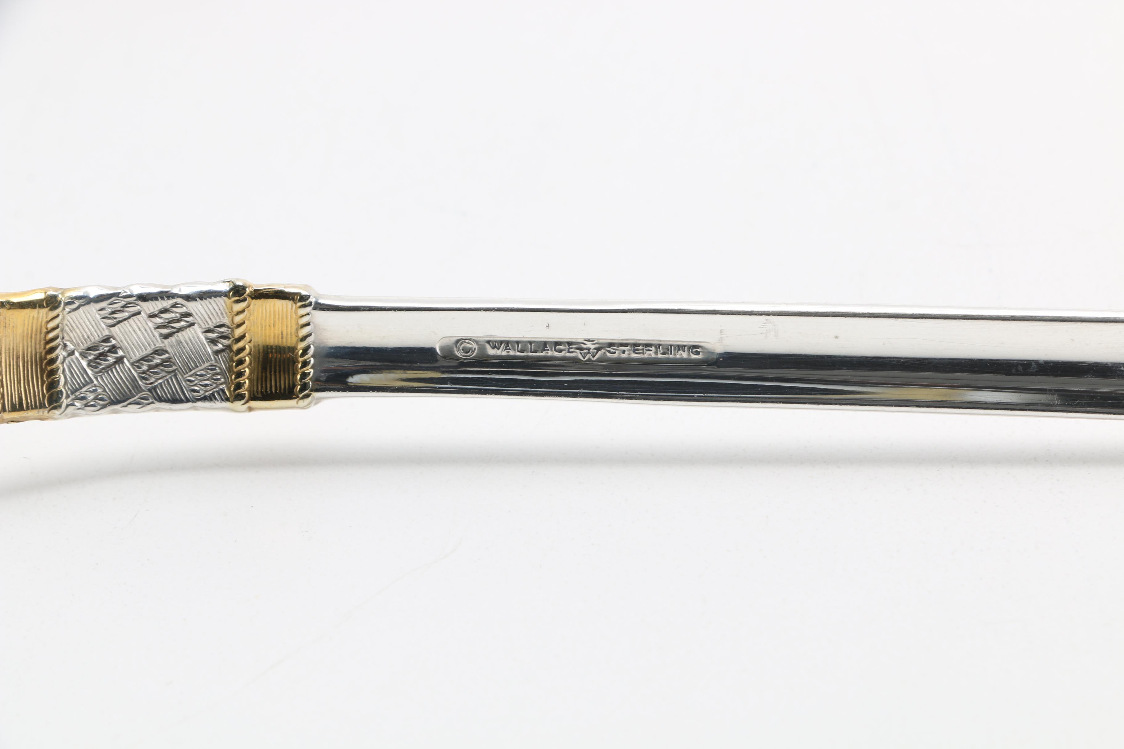 Wallace "Golden Aegean Weave" Sterling Silver Flatware Set