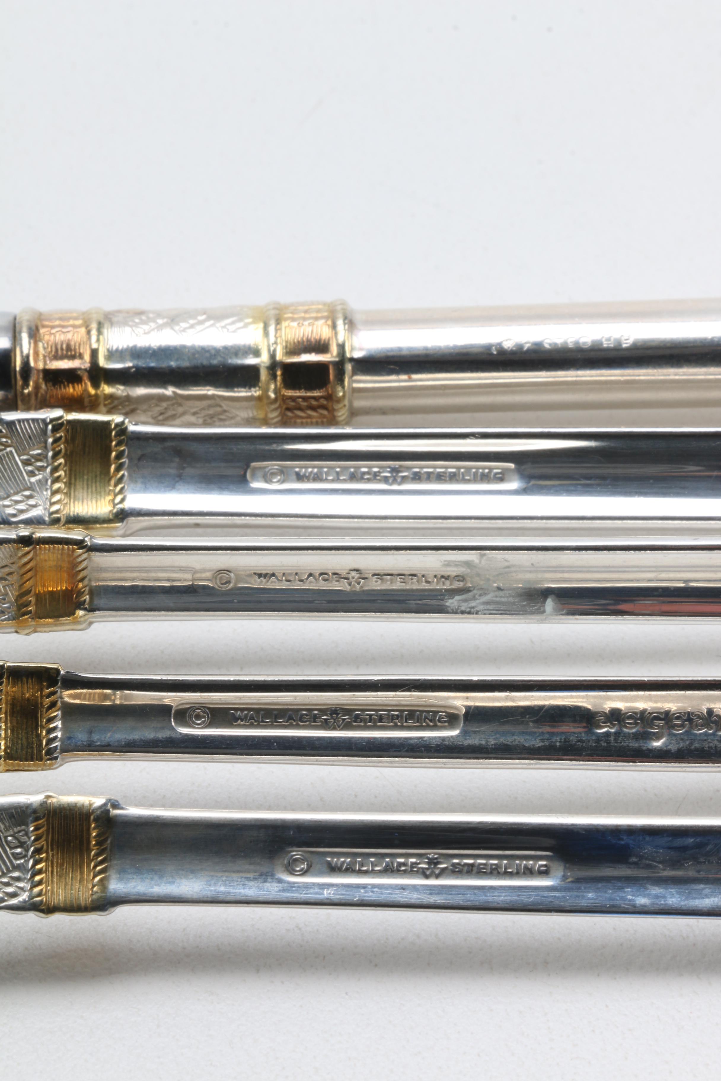 Wallace "Golden Aegean Weave" Sterling Silver Flatware Set