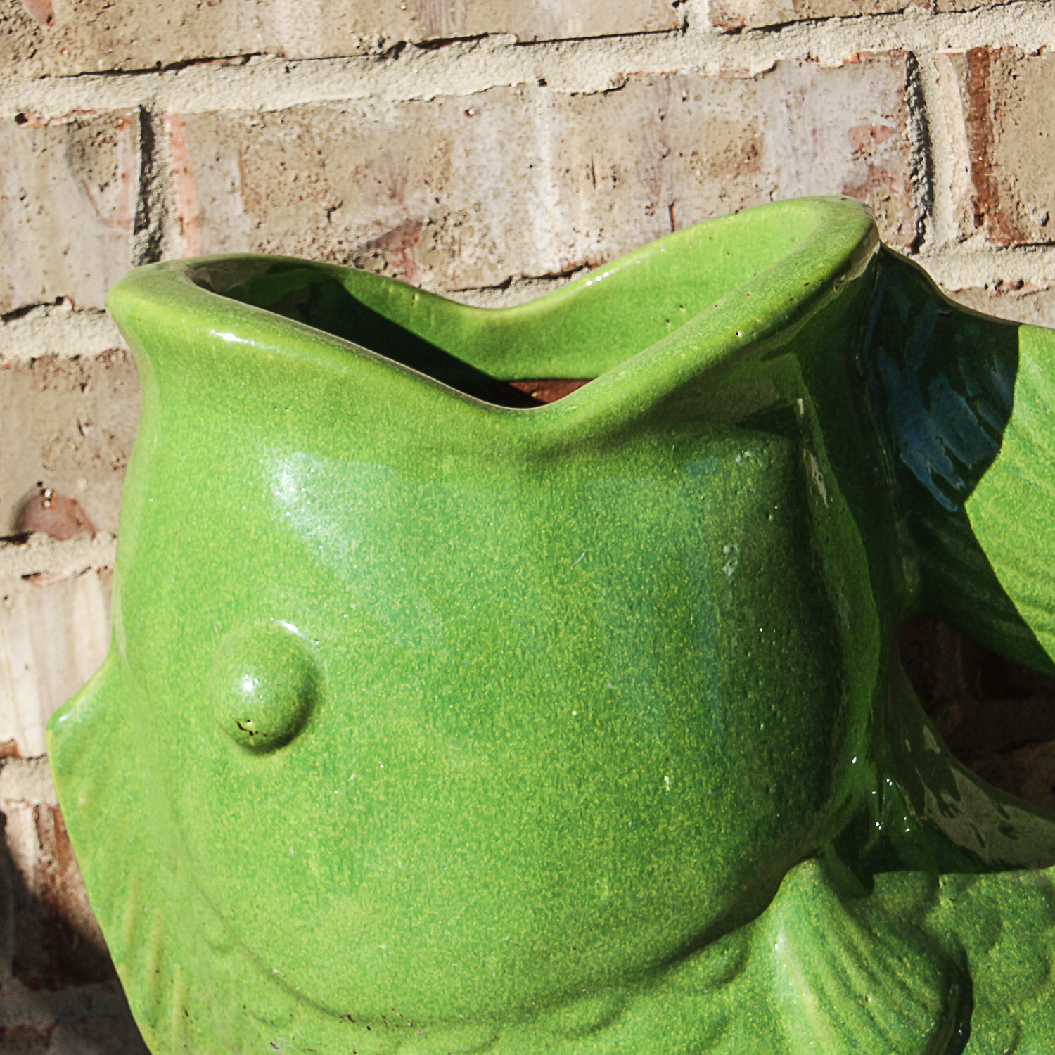 Large Ceramic Fish Planter