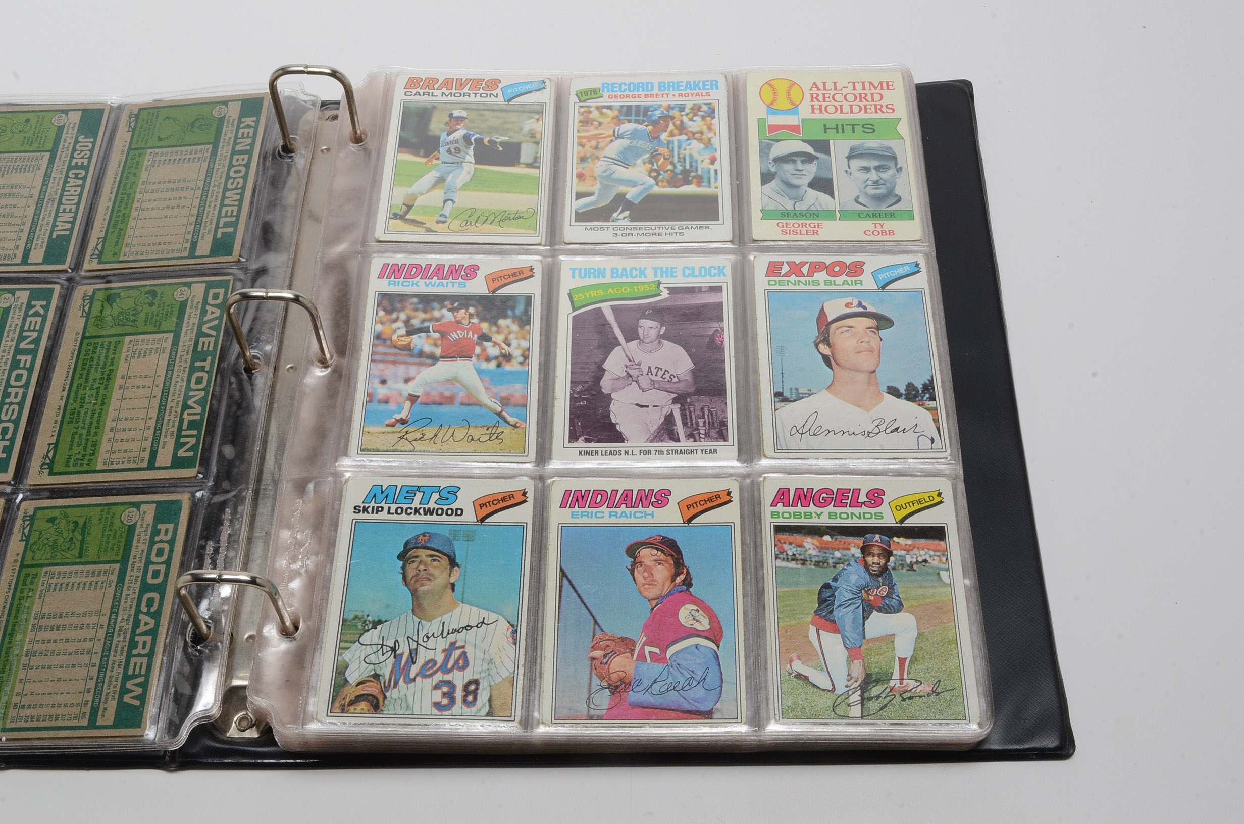 1977 Topps Baseball Cards With Stars and HOF Players