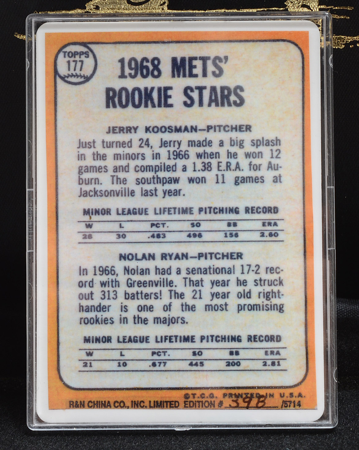 Nolan Ryan Baseball Collection