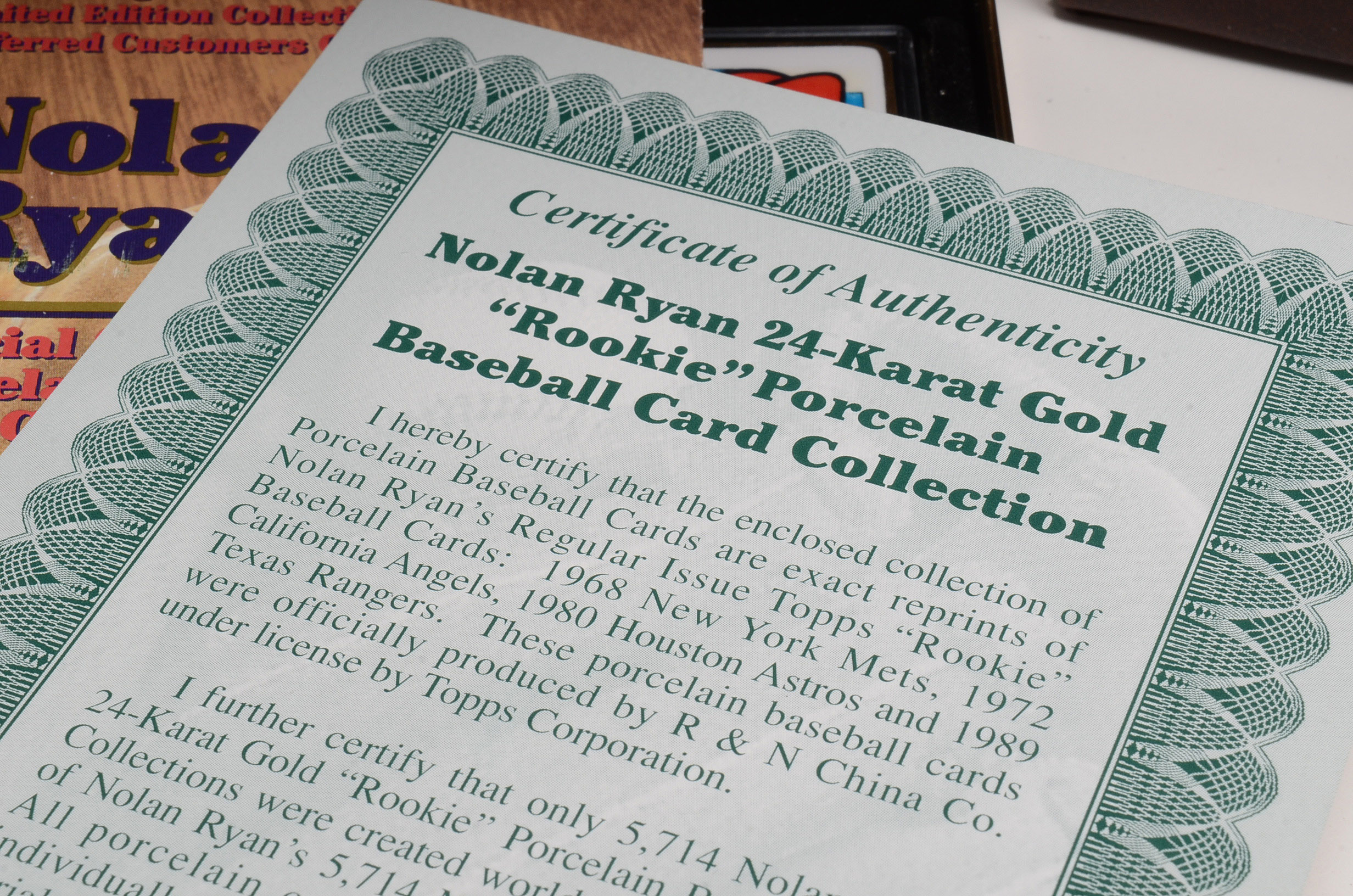 Nolan Ryan Baseball Collection