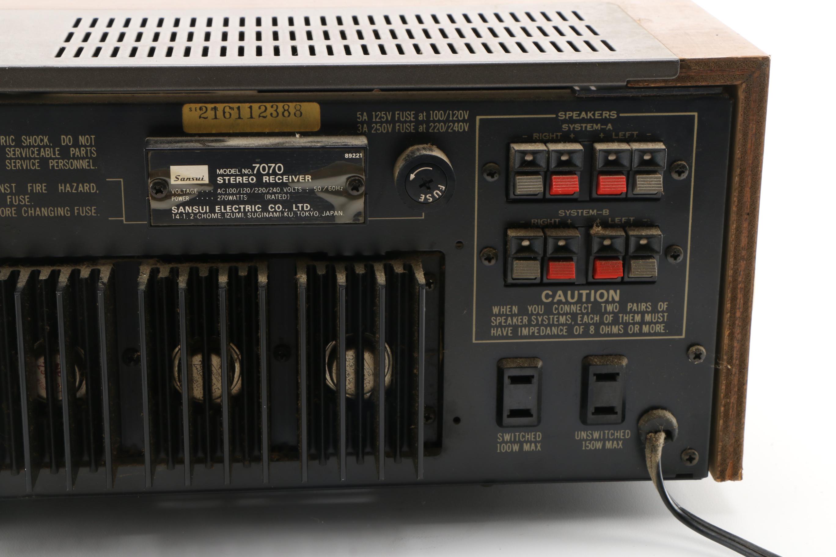 Sansui Stereo Receiver