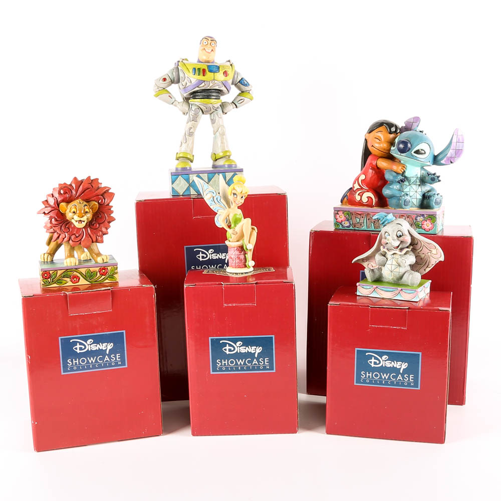 Collection of Disney Cartoon Figurines