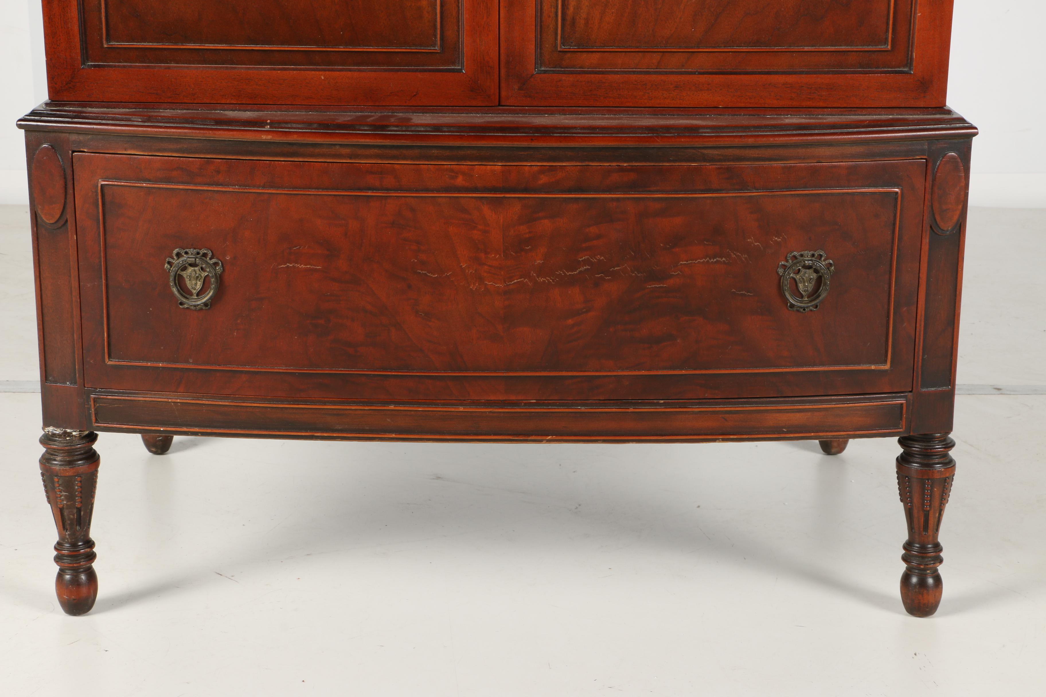 Vintage Georgian Style Mahogany Wardrobe