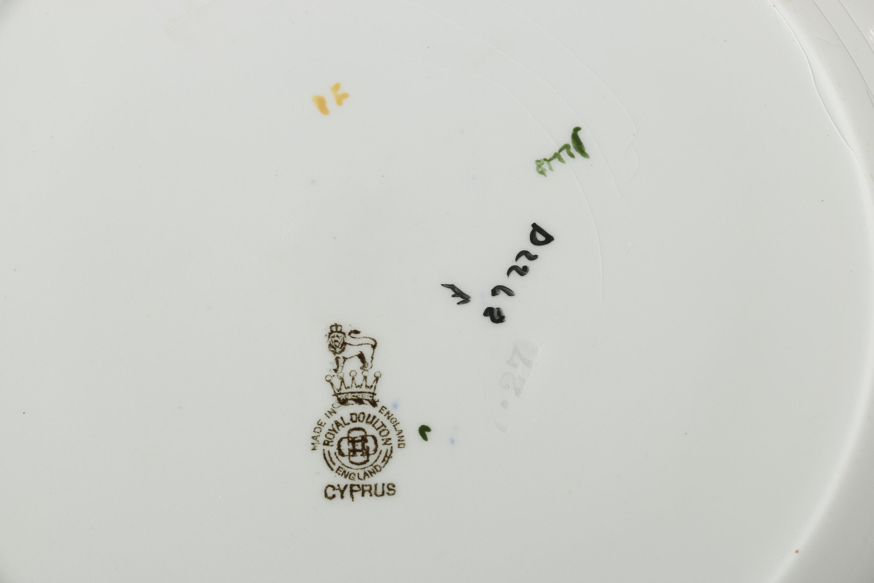 Chinaware Plates Featuring Haviland & Co.