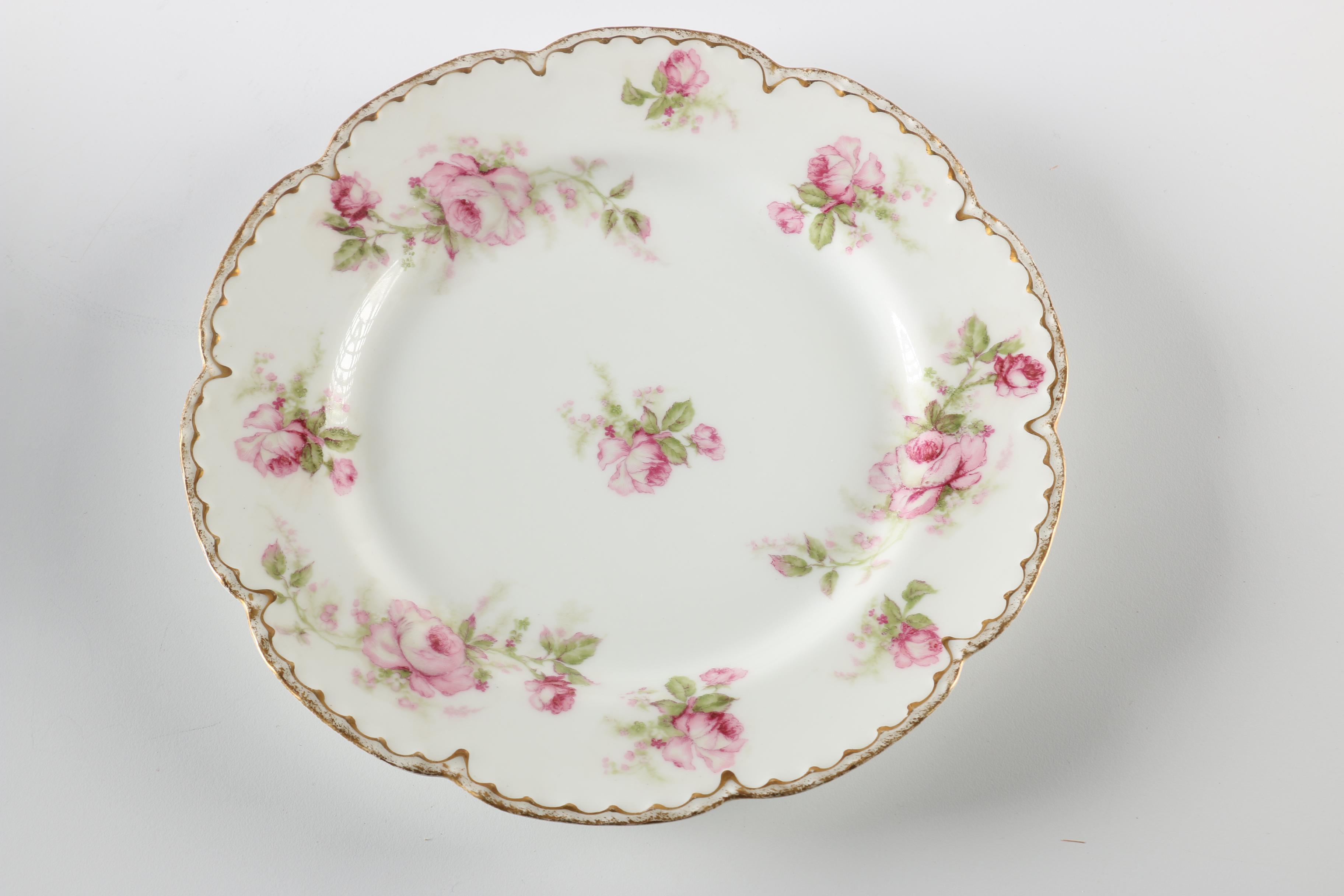 Chinaware Plates Featuring Haviland & Co.