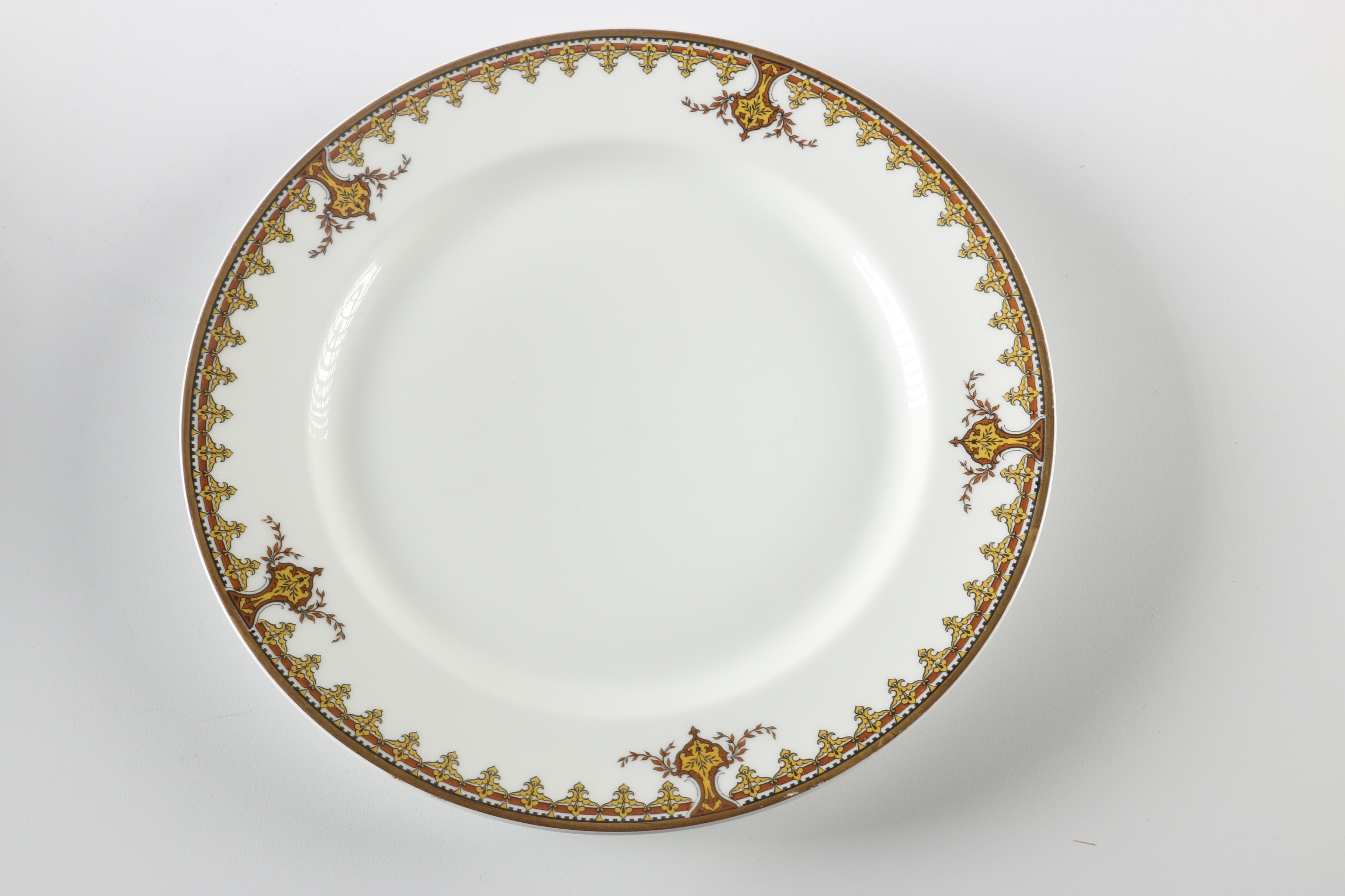 Chinaware Plates Featuring Haviland & Co.