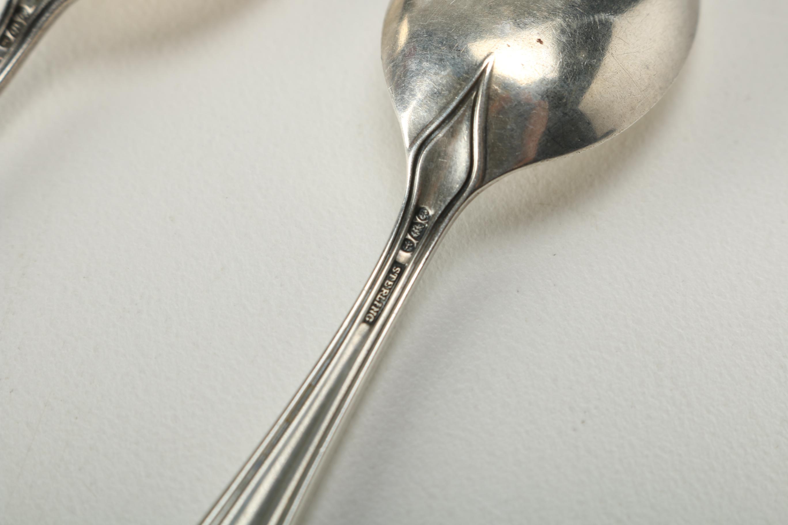 Watson Company Sterling Silver "Wentworth" Spoons