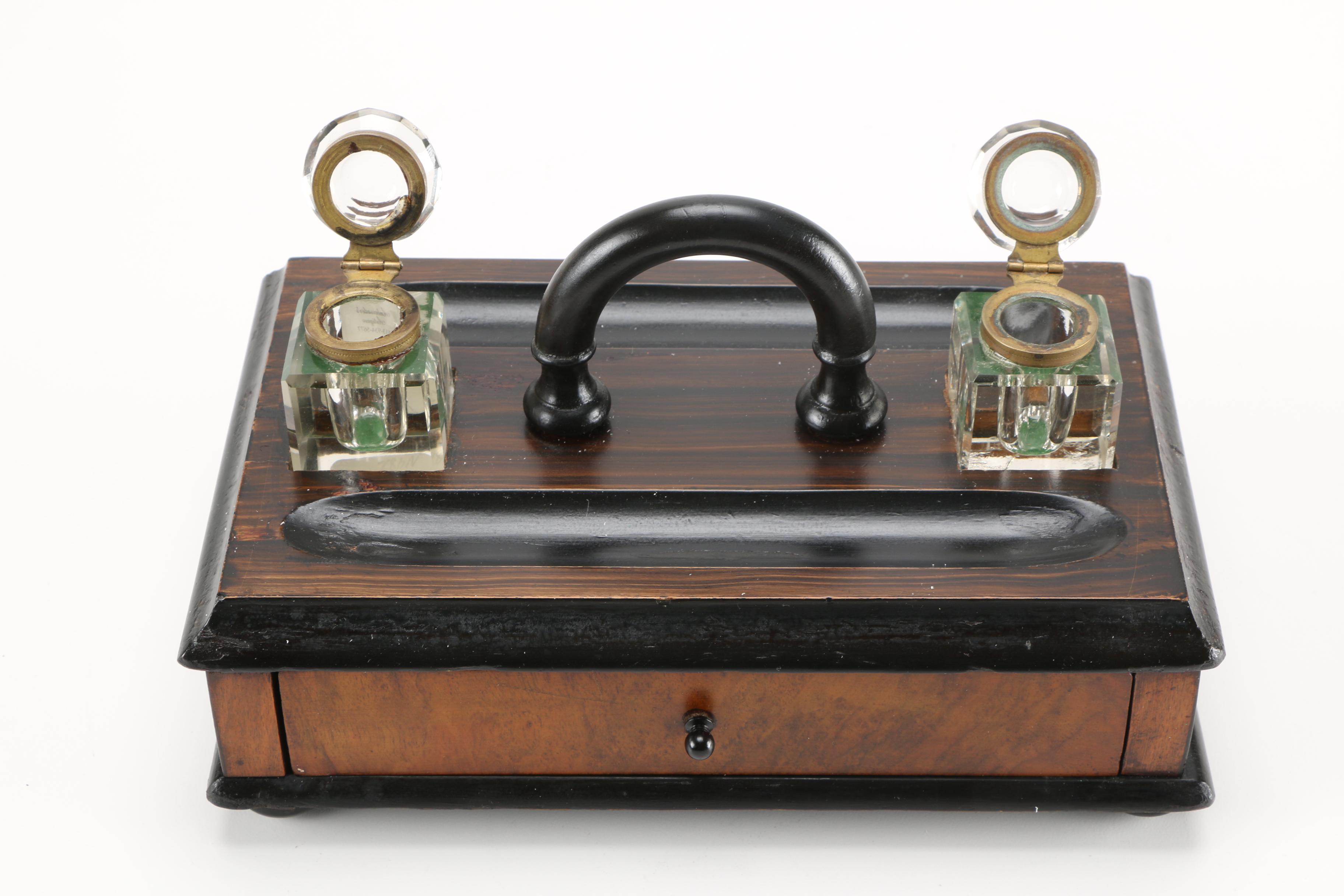 Ink Well Writing Box