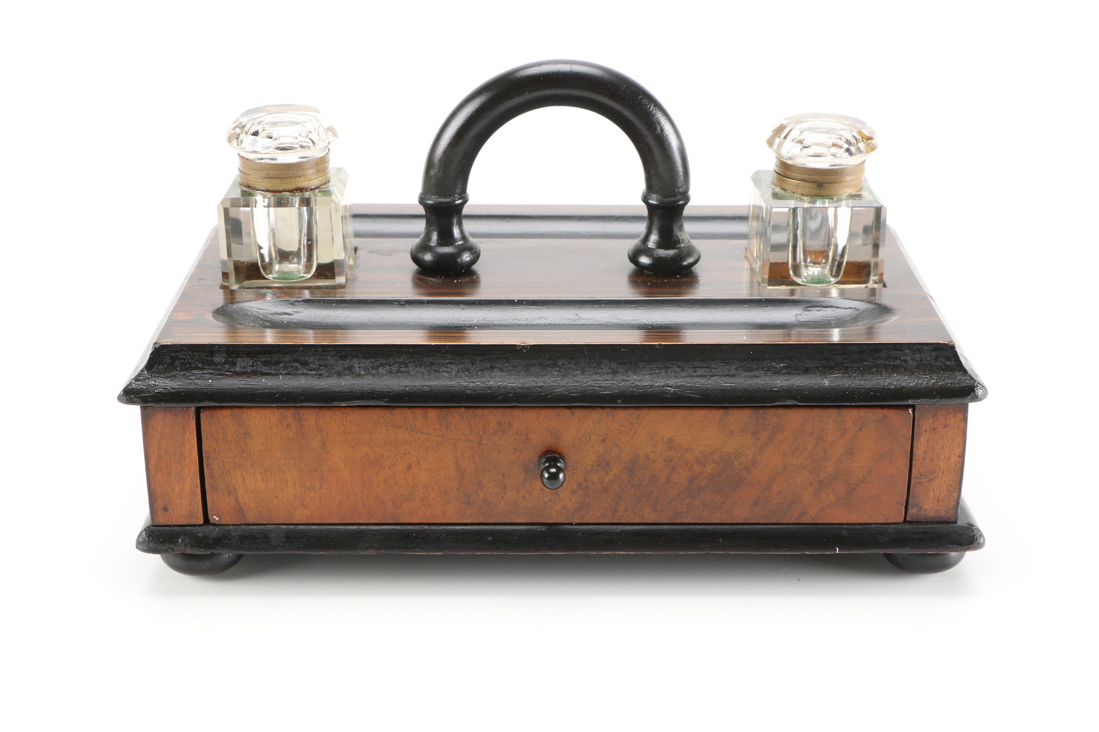 Ink Well Writing Box