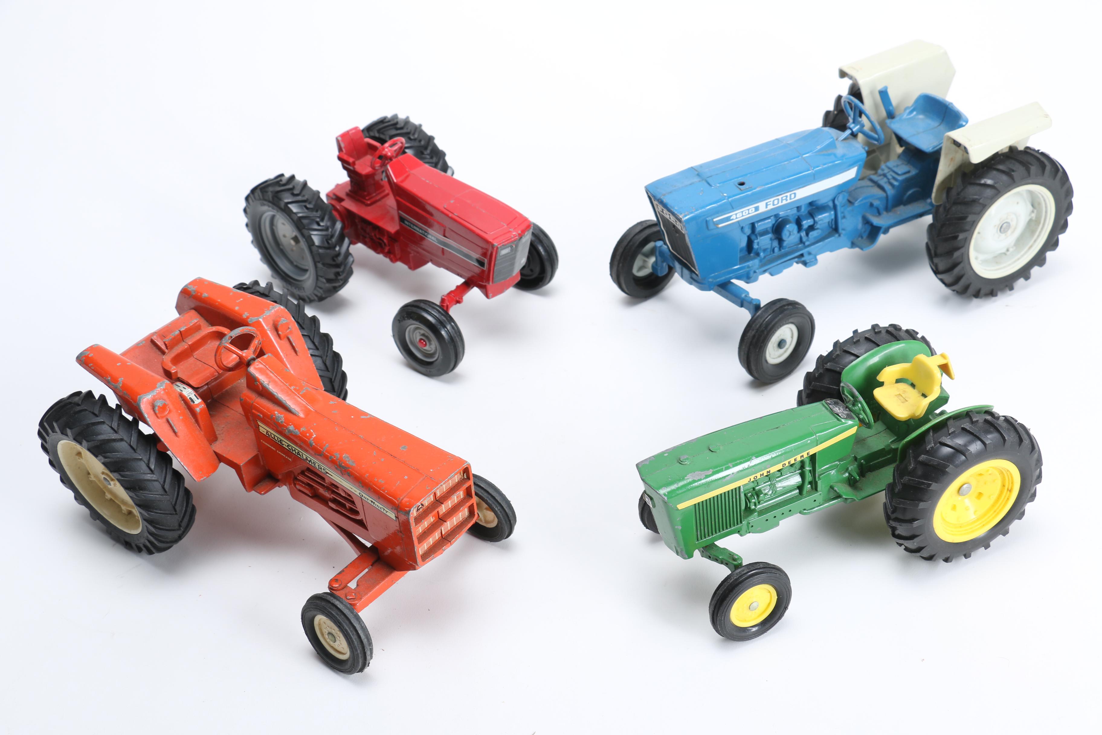 Die-Cast Toy Tractors Featuring Ertl