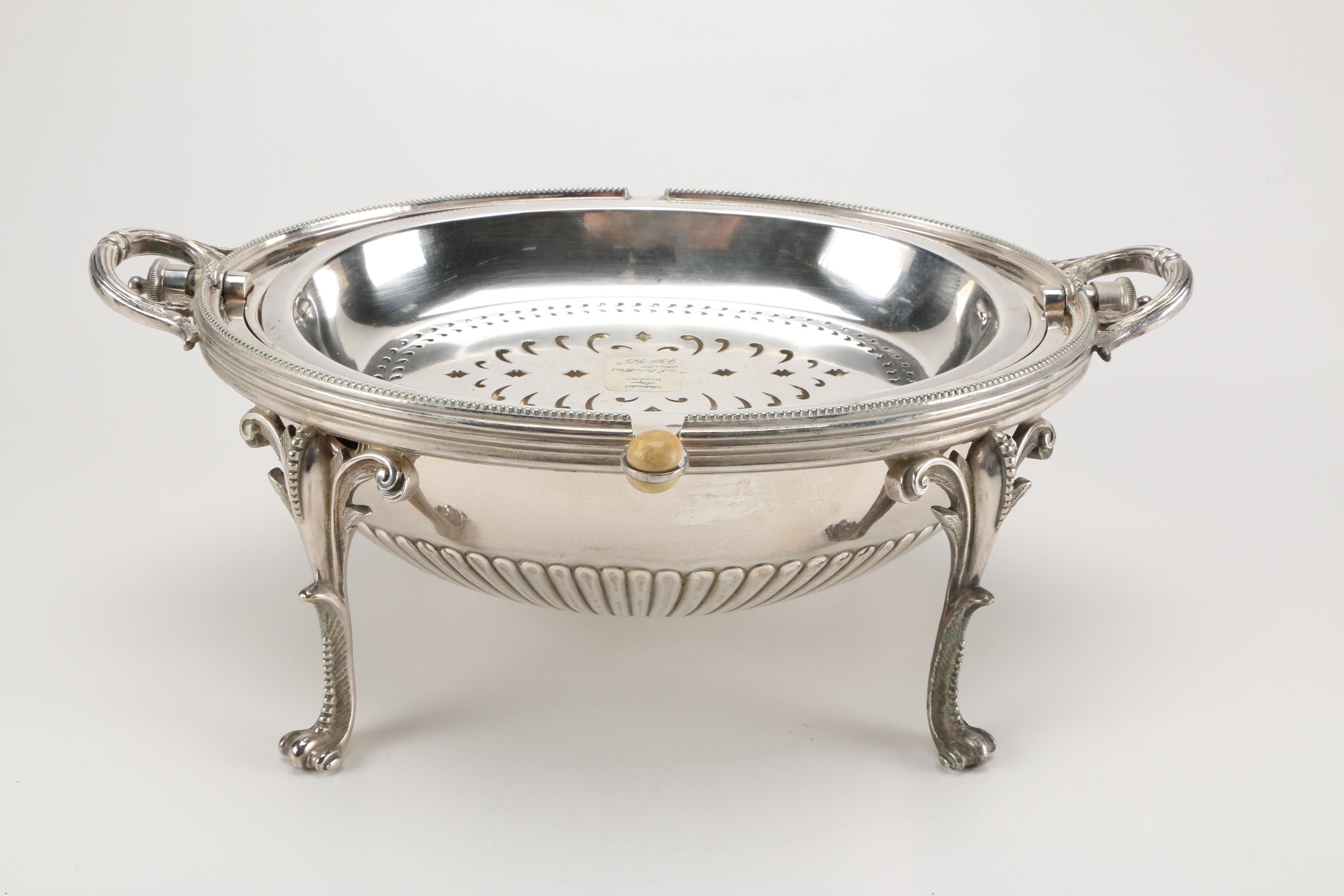 Walker & Hall Silver Plated Dome Top Server